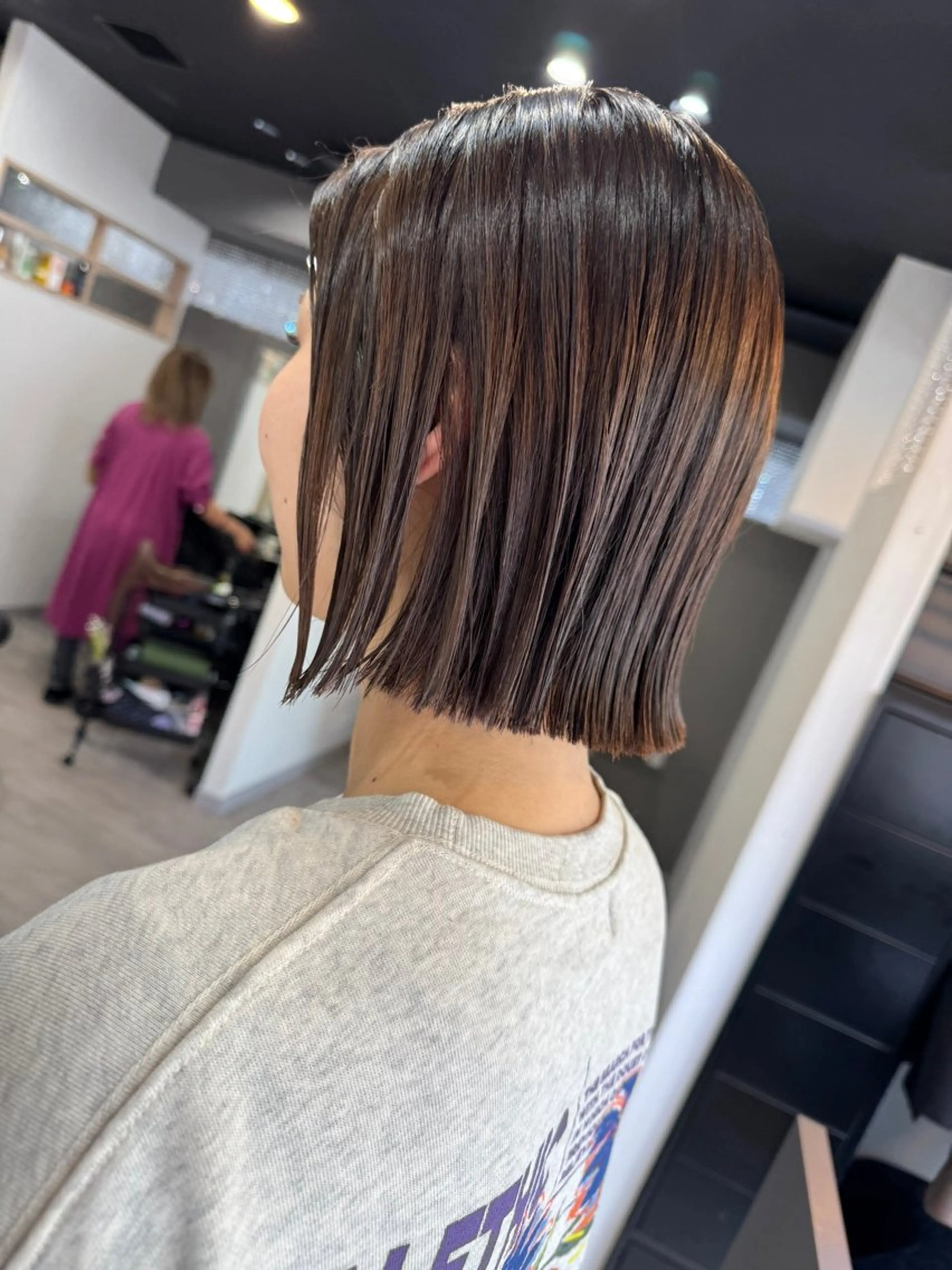 ショート ハイライト/髪質改善 ans/黒木 和大のヘアスタイル