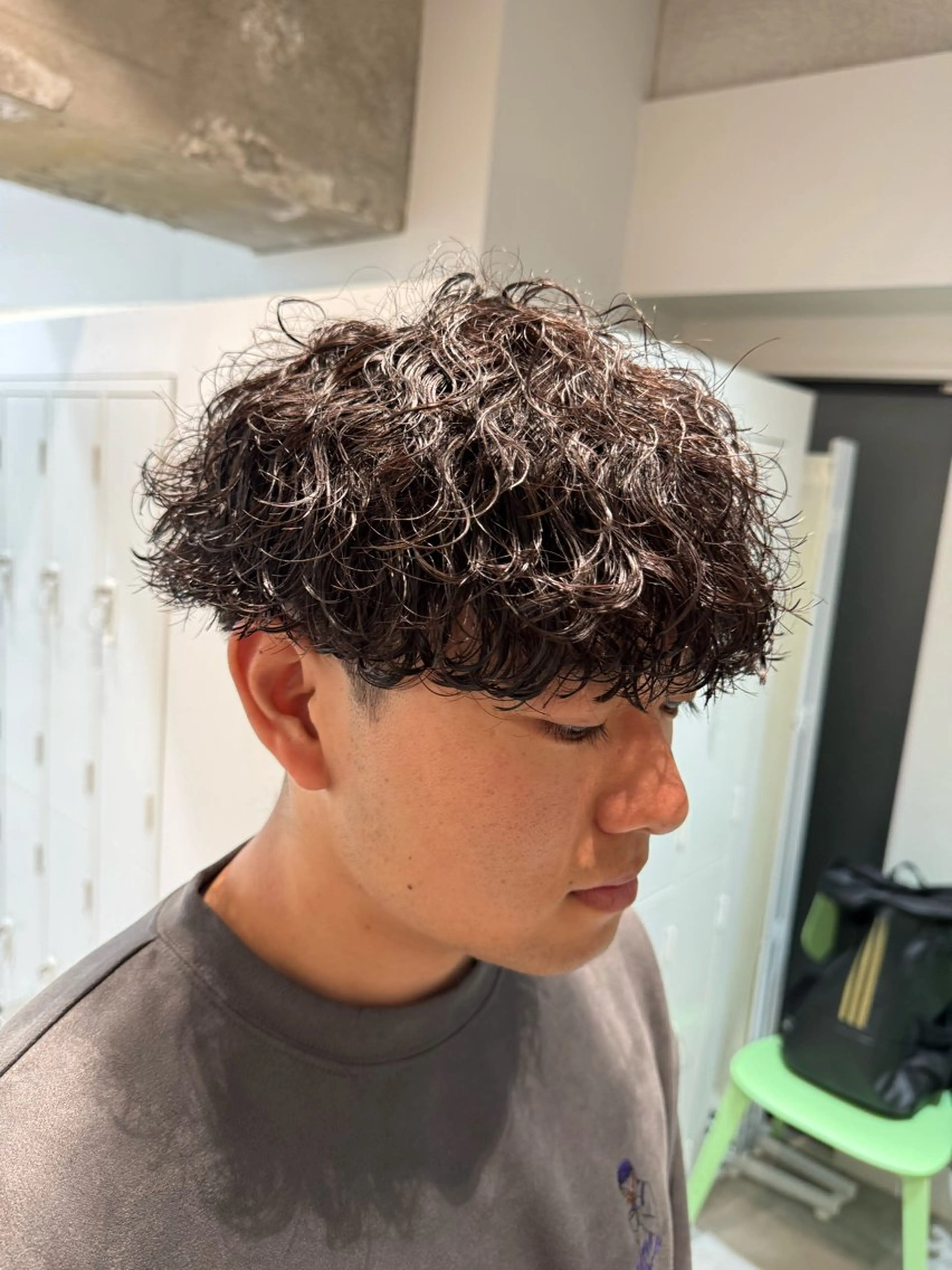 パーマ メンズ メンズパーマ 波巻きパーマ カット パーマ 大宮メンズ特化/パー マ職人/小川藍人のヘアスタイル