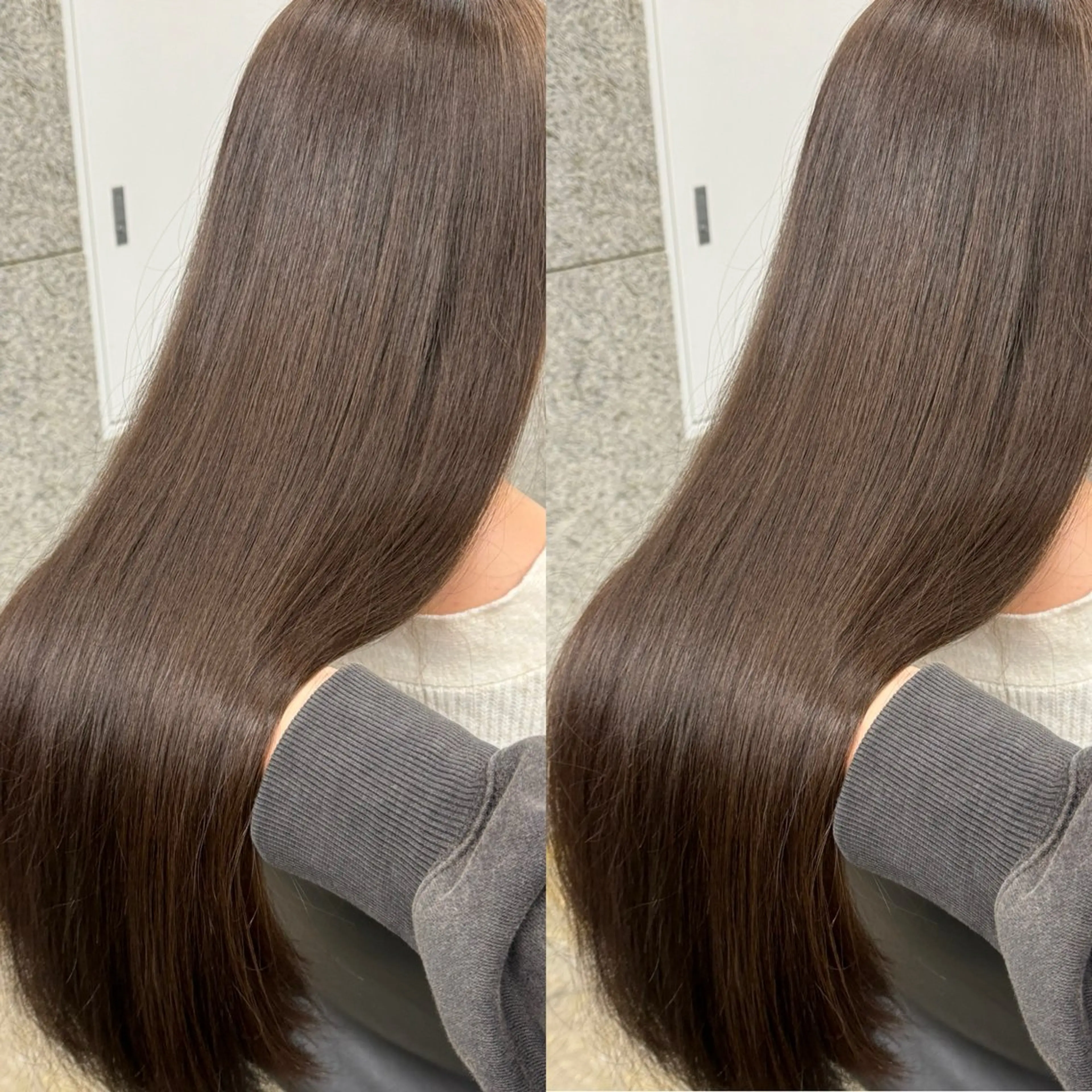 ロング カット ヘアカラー 縮毛矯正 トリートメント WERULE pivot cross店所属・髪質改善/岡崎 亮のヘアスタイル