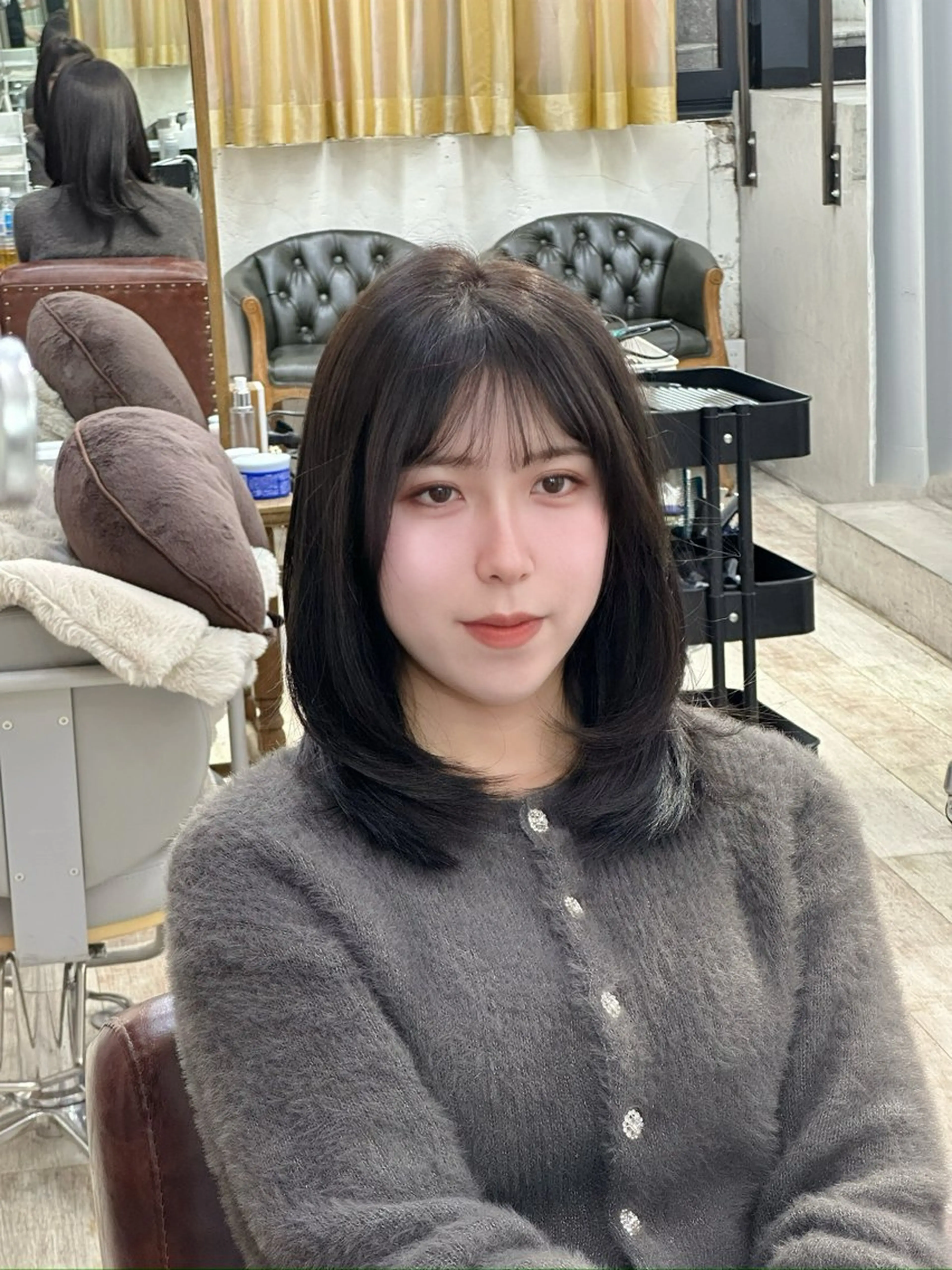 ロング カラー レイヤーカット 髪質改善専門店 Adele 青山所属・白髪ぼかし/レイヤー 青山/ヒロキのヘアスタイル