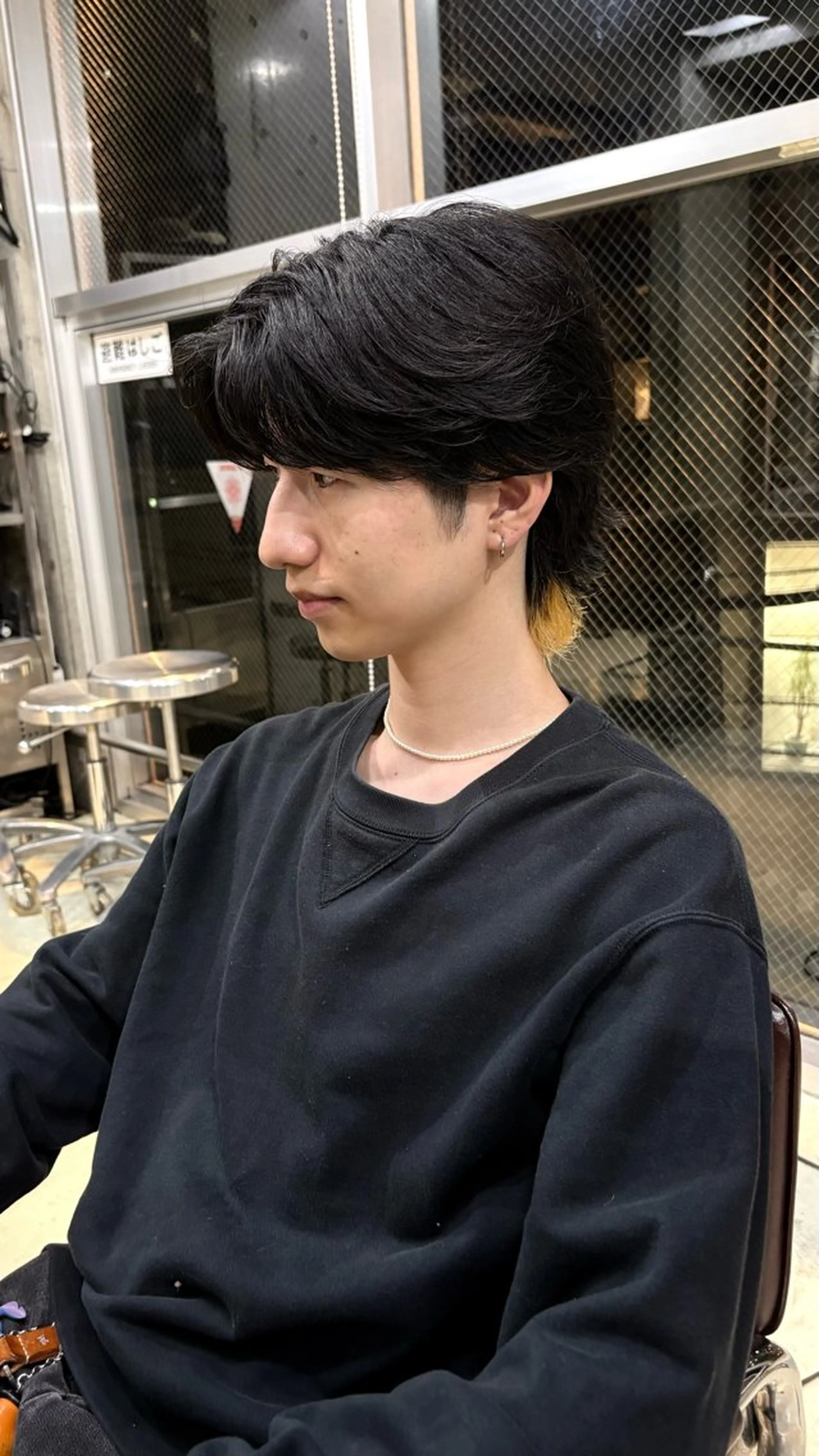 ショート パーマ メンズ fifth 原宿　【フィフス】所属・fifth/メンズ パーマ/川﨑泰就のヘアスタイル