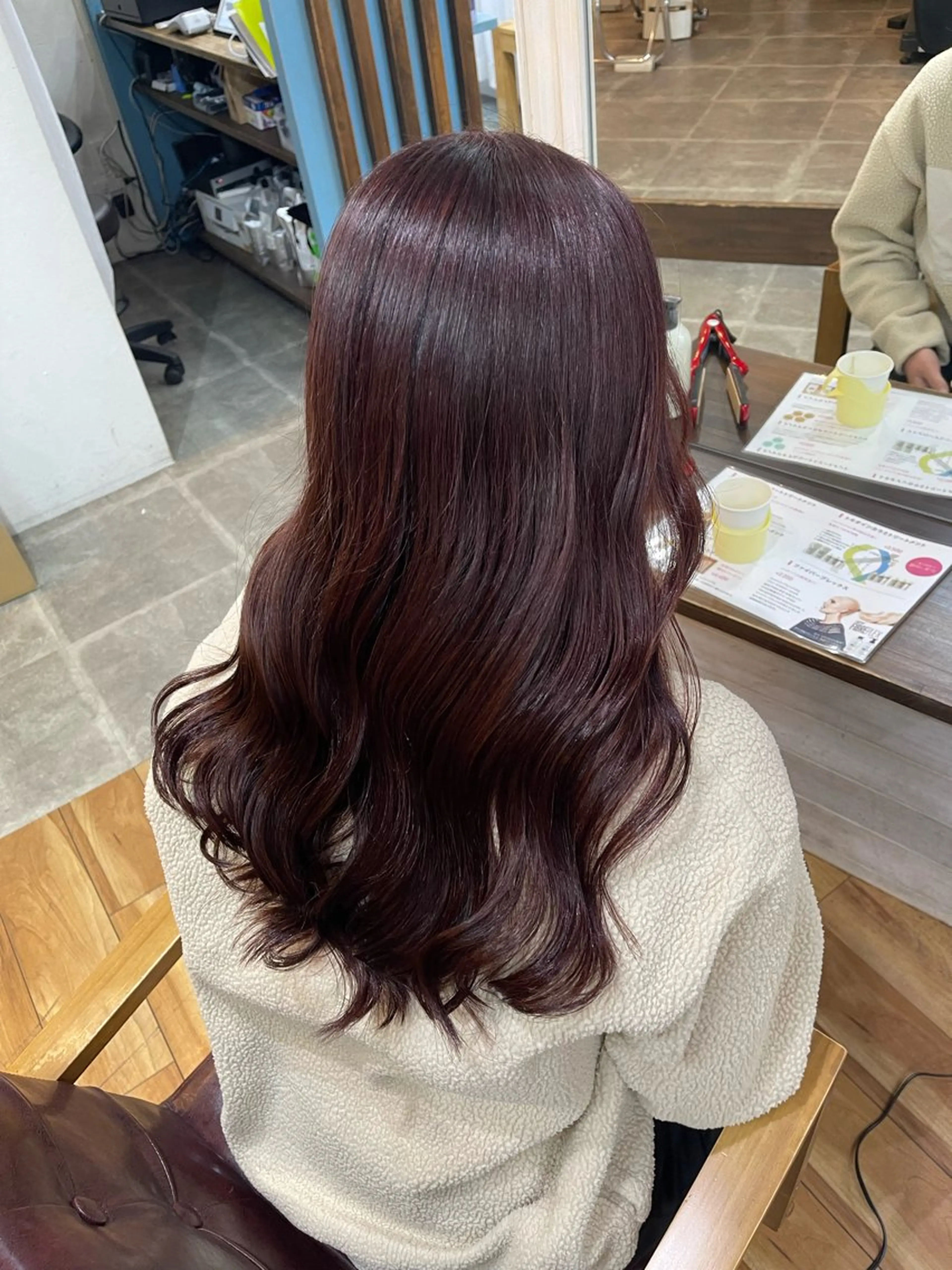 セミロング カラー ブリーチ ブラウンカラー ケアブリーチ デザインカラー ダブルカラー ヘアカラー SOYON西大寺店所属・ダブルカラー/ 髪質改善💎安藤のヘアスタイル