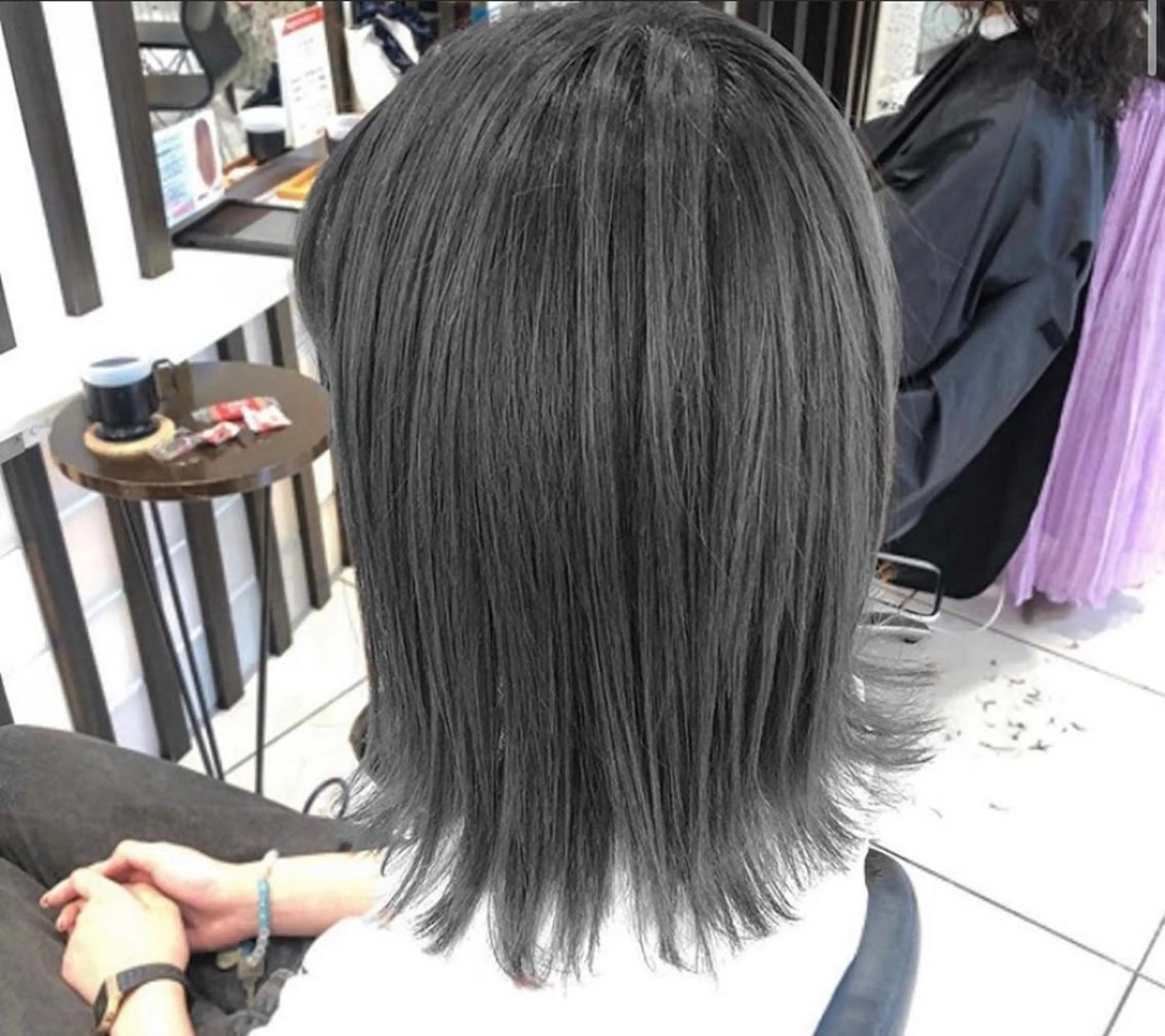 ミディアム 🦋ミルクティーベー ジュ🦋mayukiのヘアスタイル