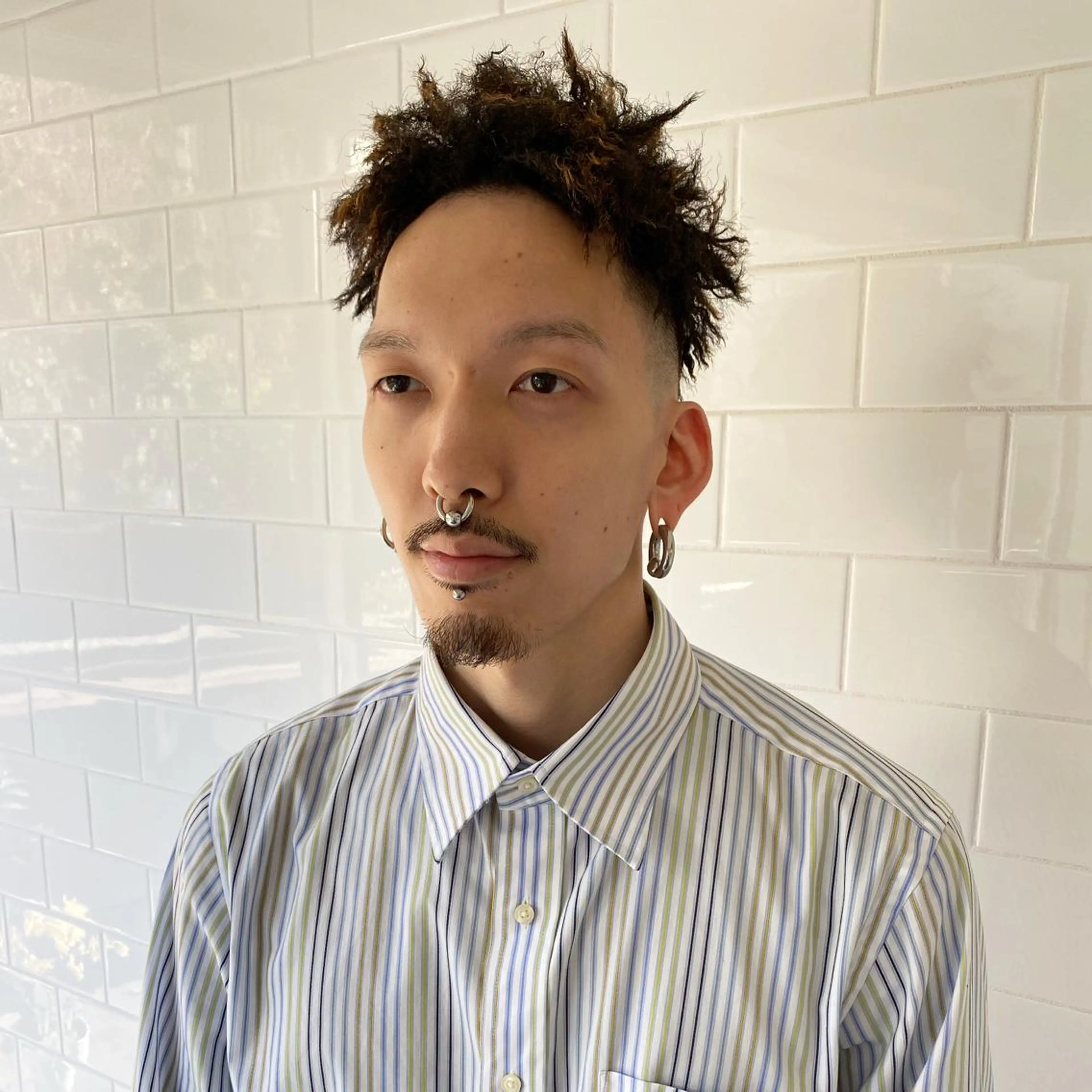 ショート カラー パーマ ヘアアレンジ メンズ キッズ ネイル マツエク・マツパ 中元 淳のヘアスタイル