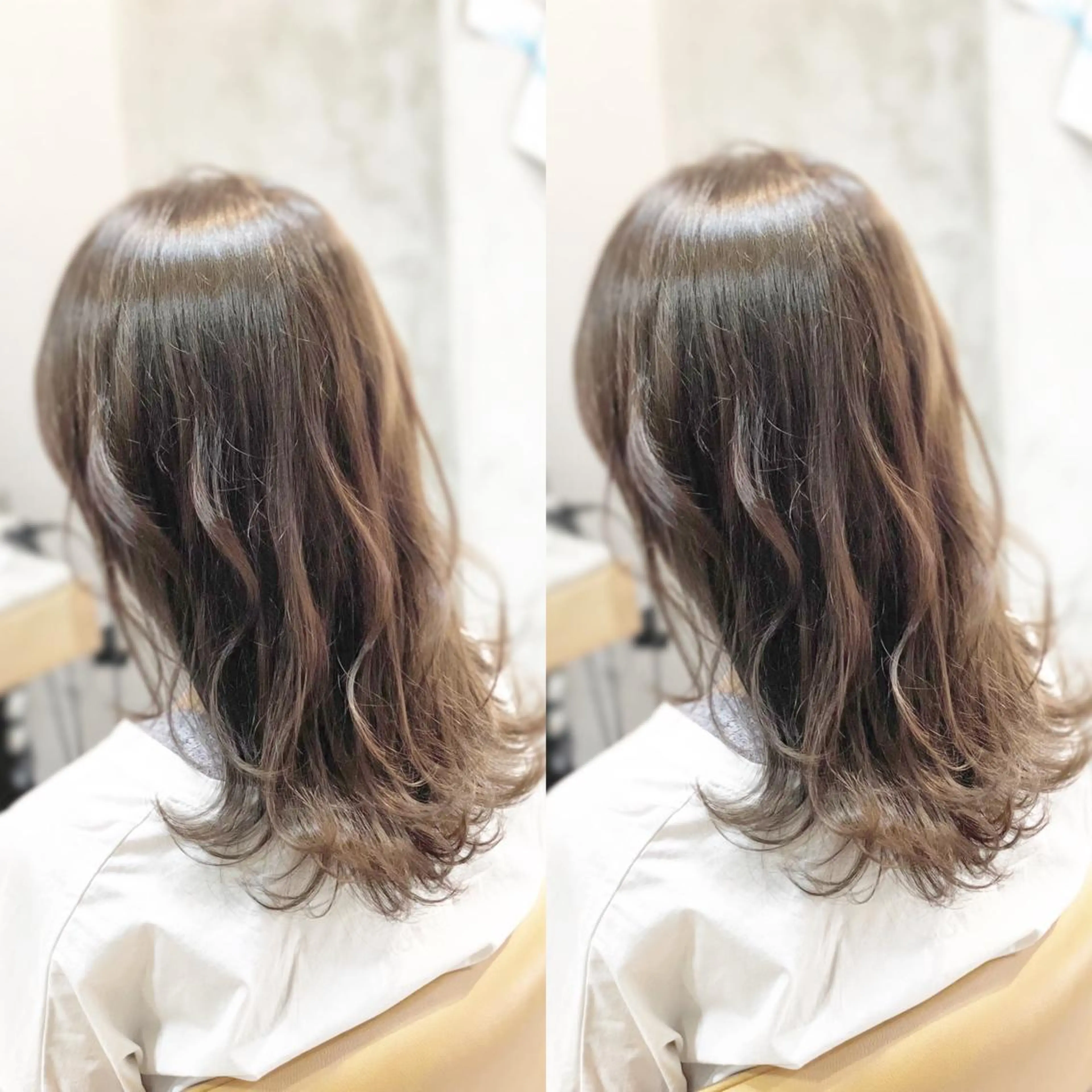 セミロング カラー 🦋韓国系指名No1 店長/圓山 祐也🦋のヘアスタイル