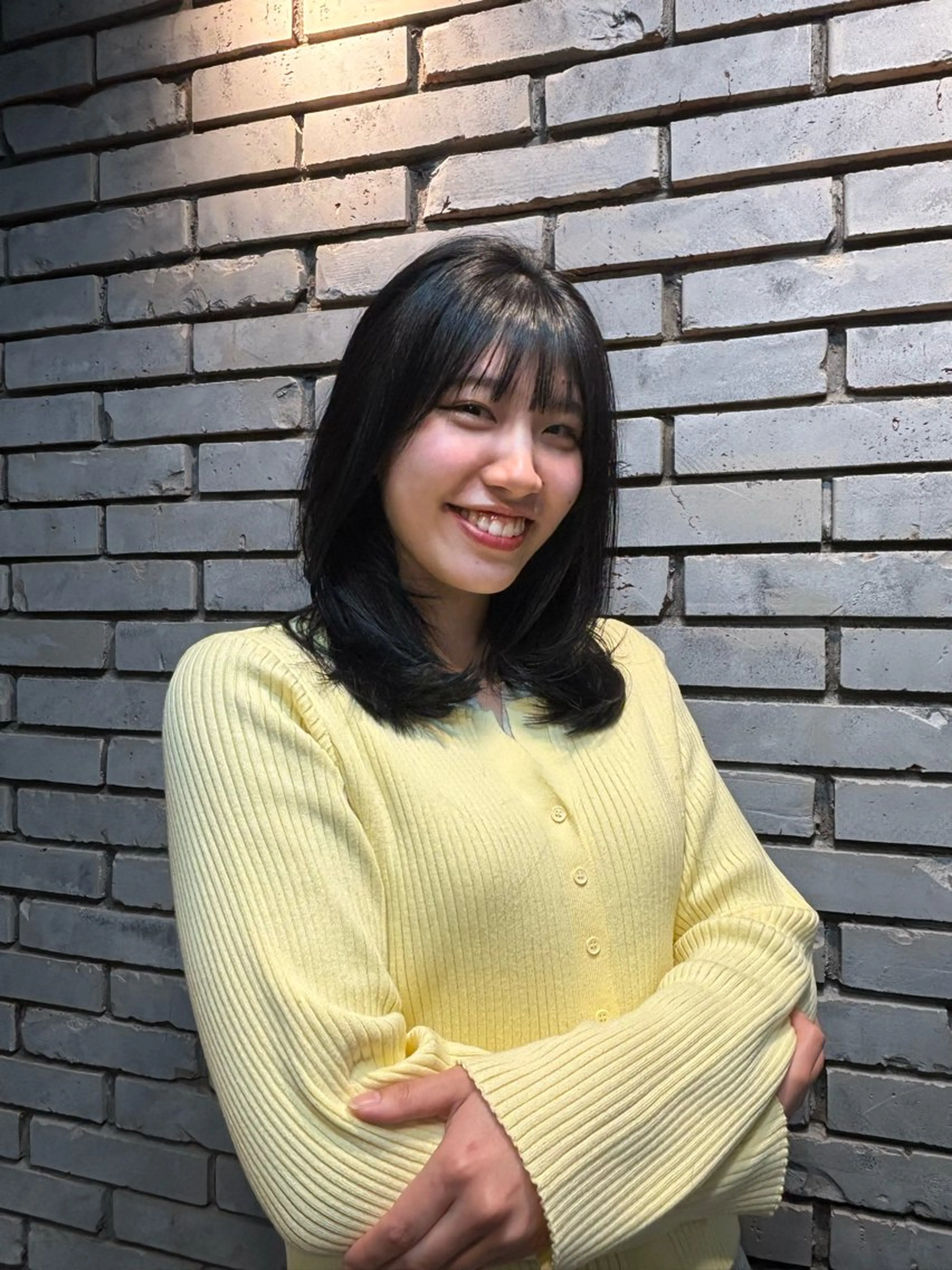 セミロング ハレケ　メリディッシュ所属・ユウリ/立川 美容師/モデル募集のヘアスタイル