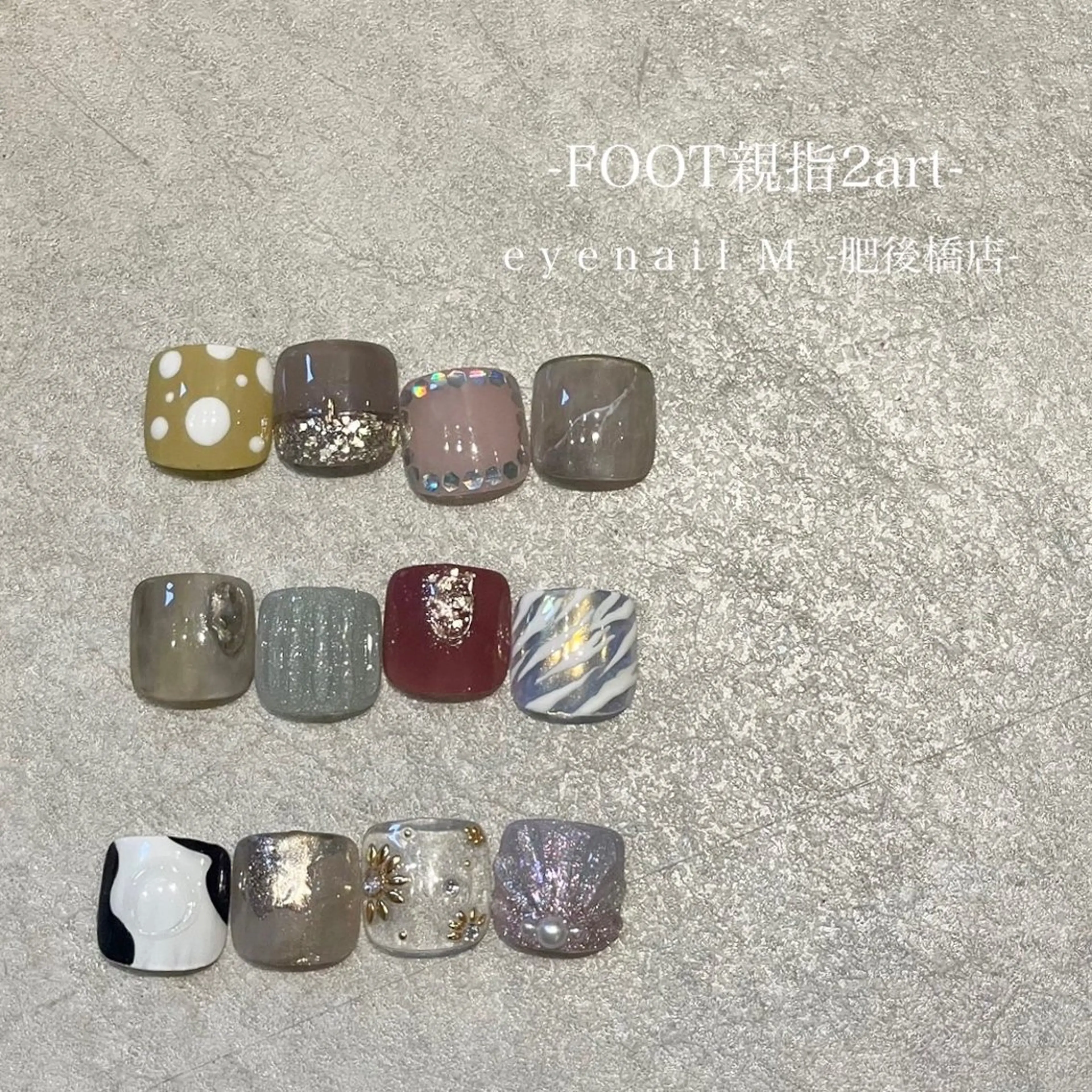 ネイル フットネイル miki 🌿のネイルデザイン