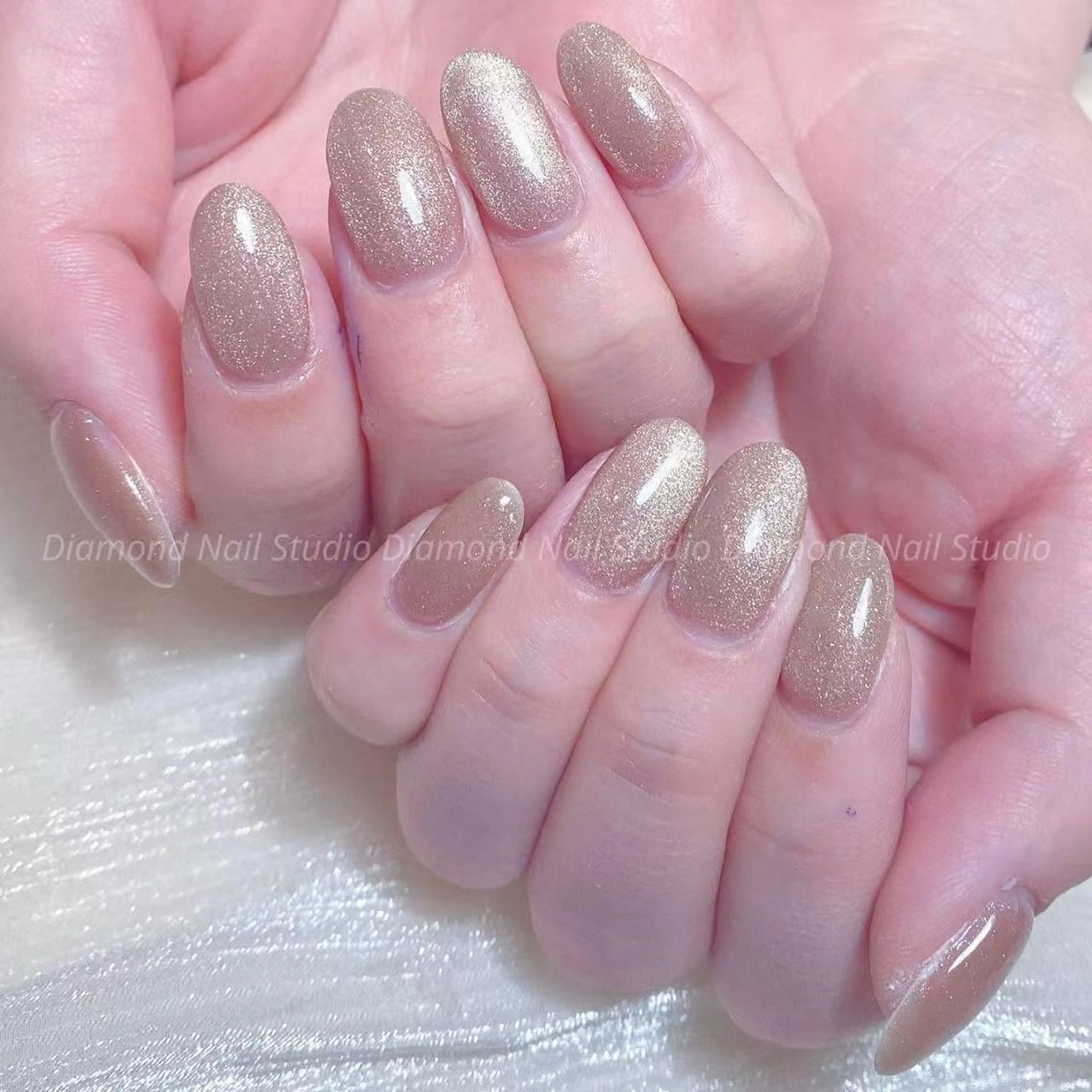 ネイル アートネイル オーロラネイル ガーリー キラキラネイル 韓国ネイル Diamond 🚢のネイルデザイン