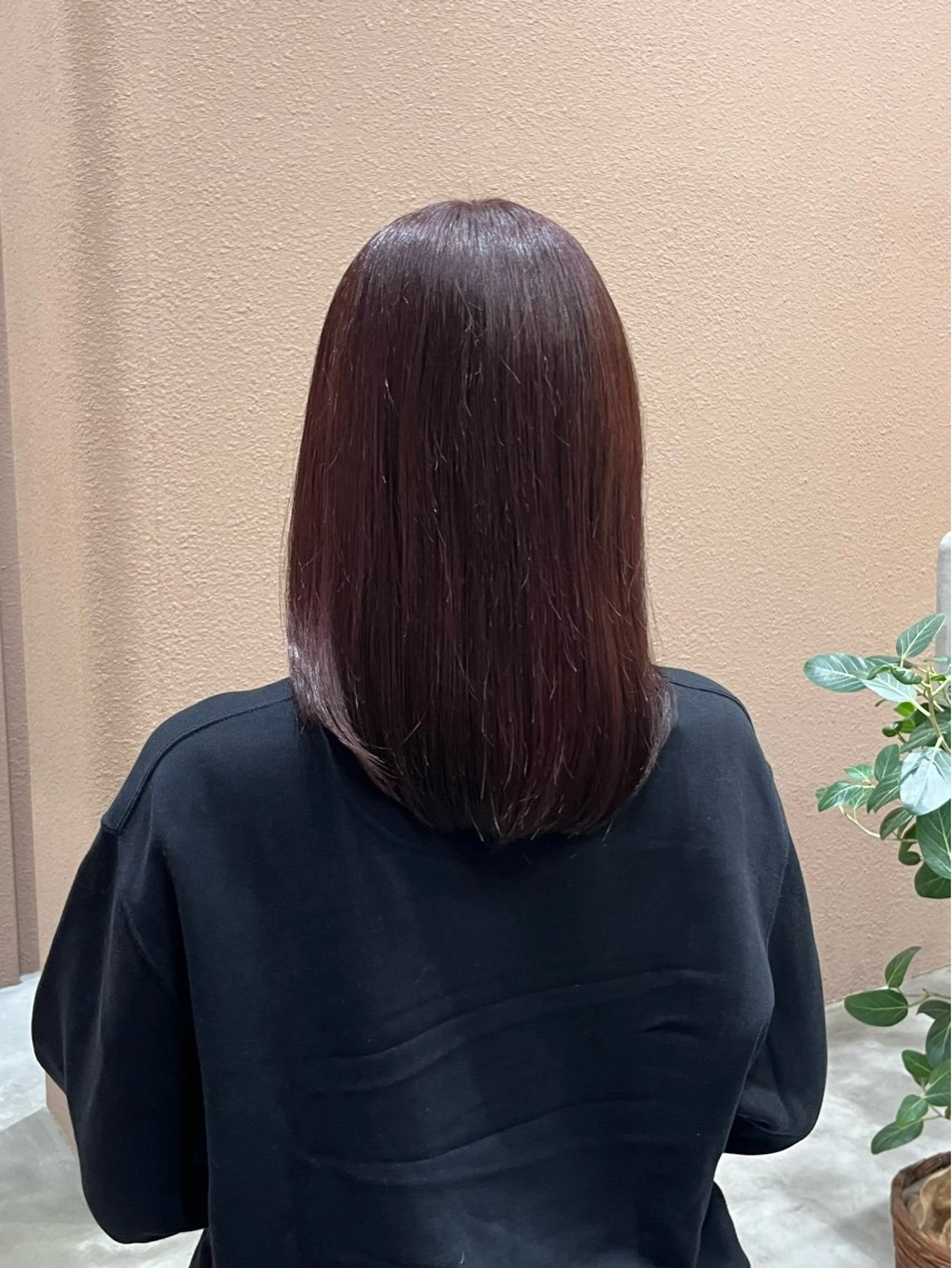 セミロング ヘアカラー 美髪トリートメント✨ たけとら🐯のヘアスタイル