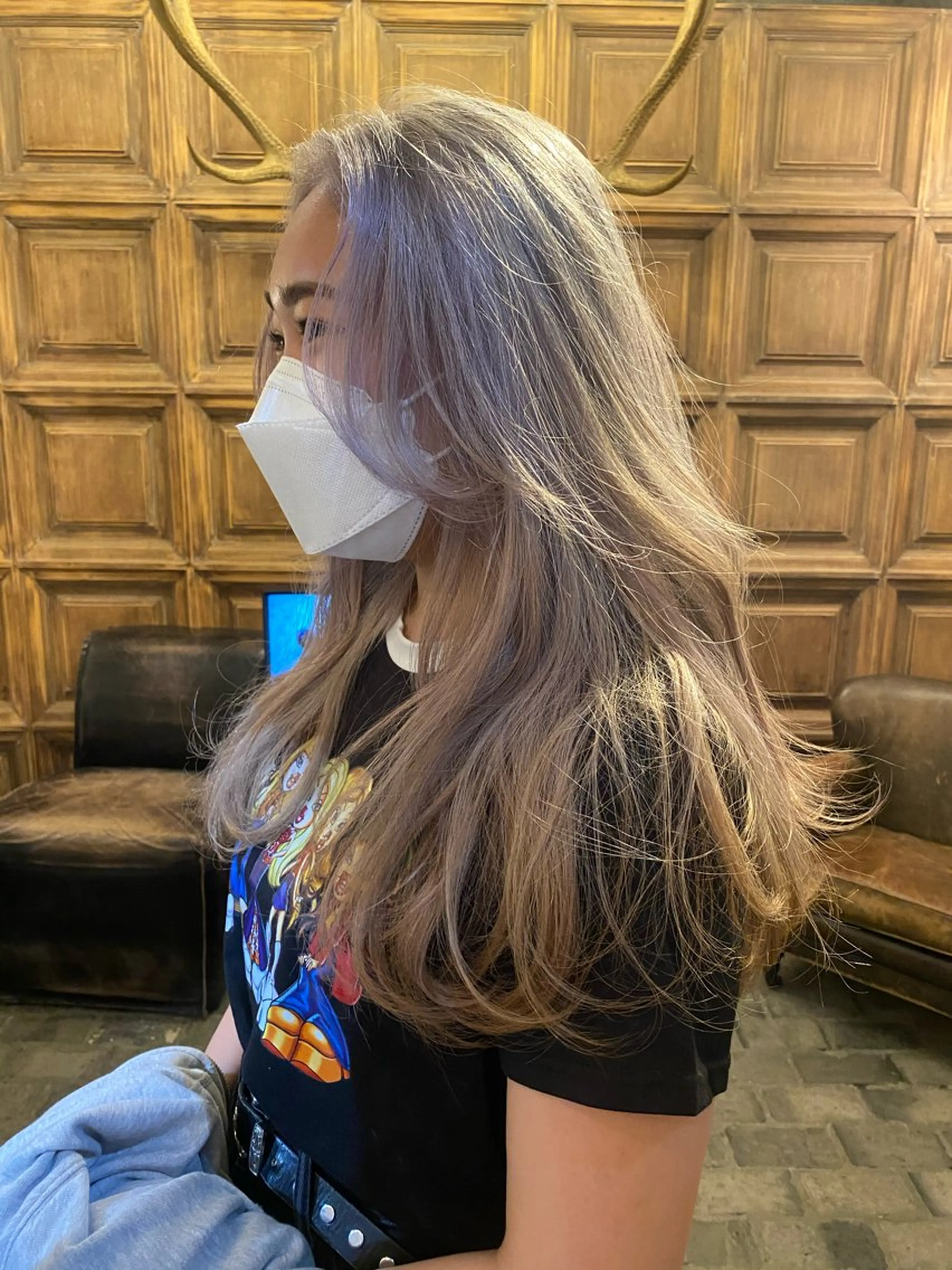 ロング カラー 只野 真衣のヘアスタイル