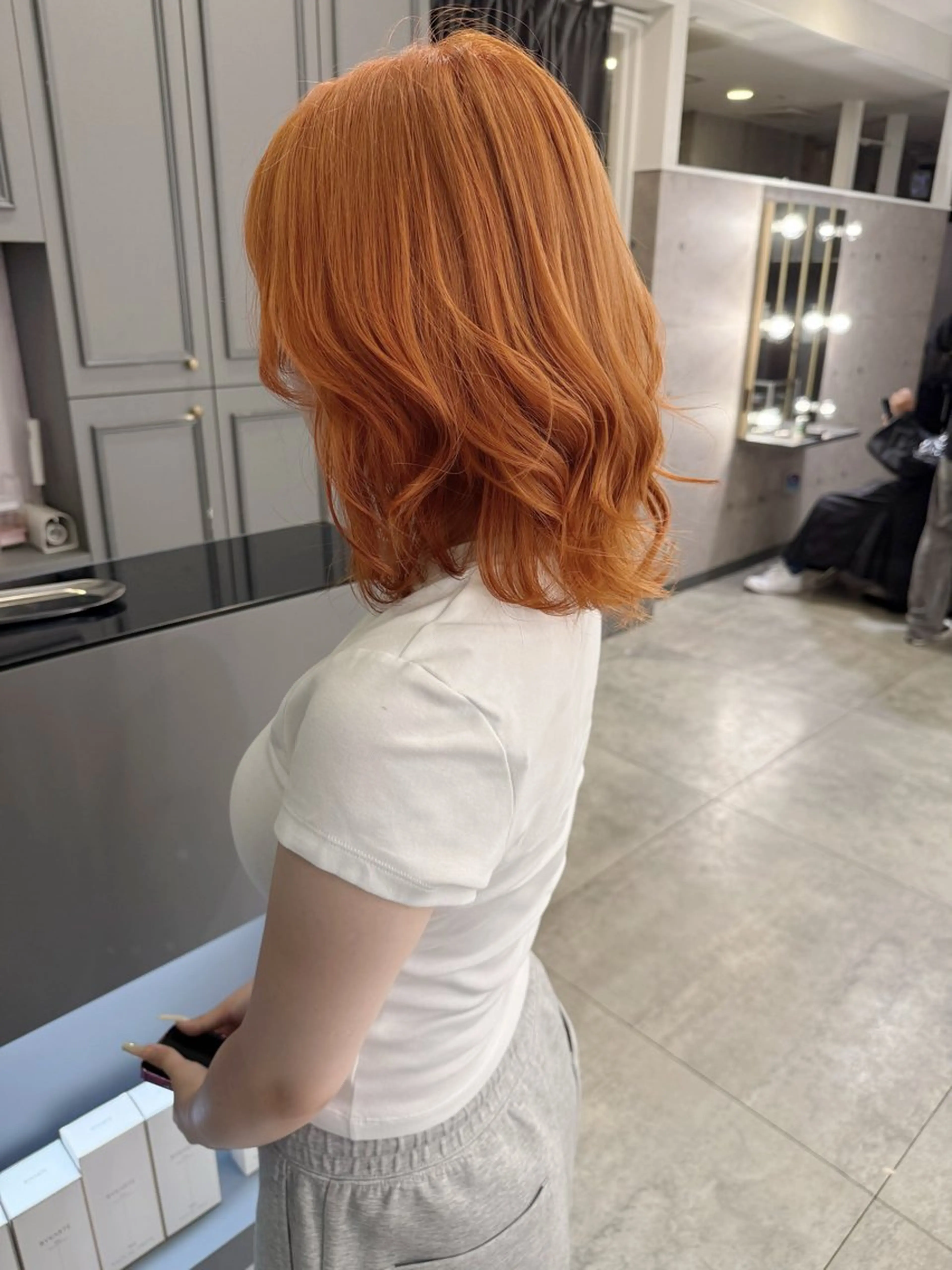 ミディアム ヘアカラー トリートメント Noe心斎橋所属・Noe心斎橋 堀田 朋宏のヘアスタイル