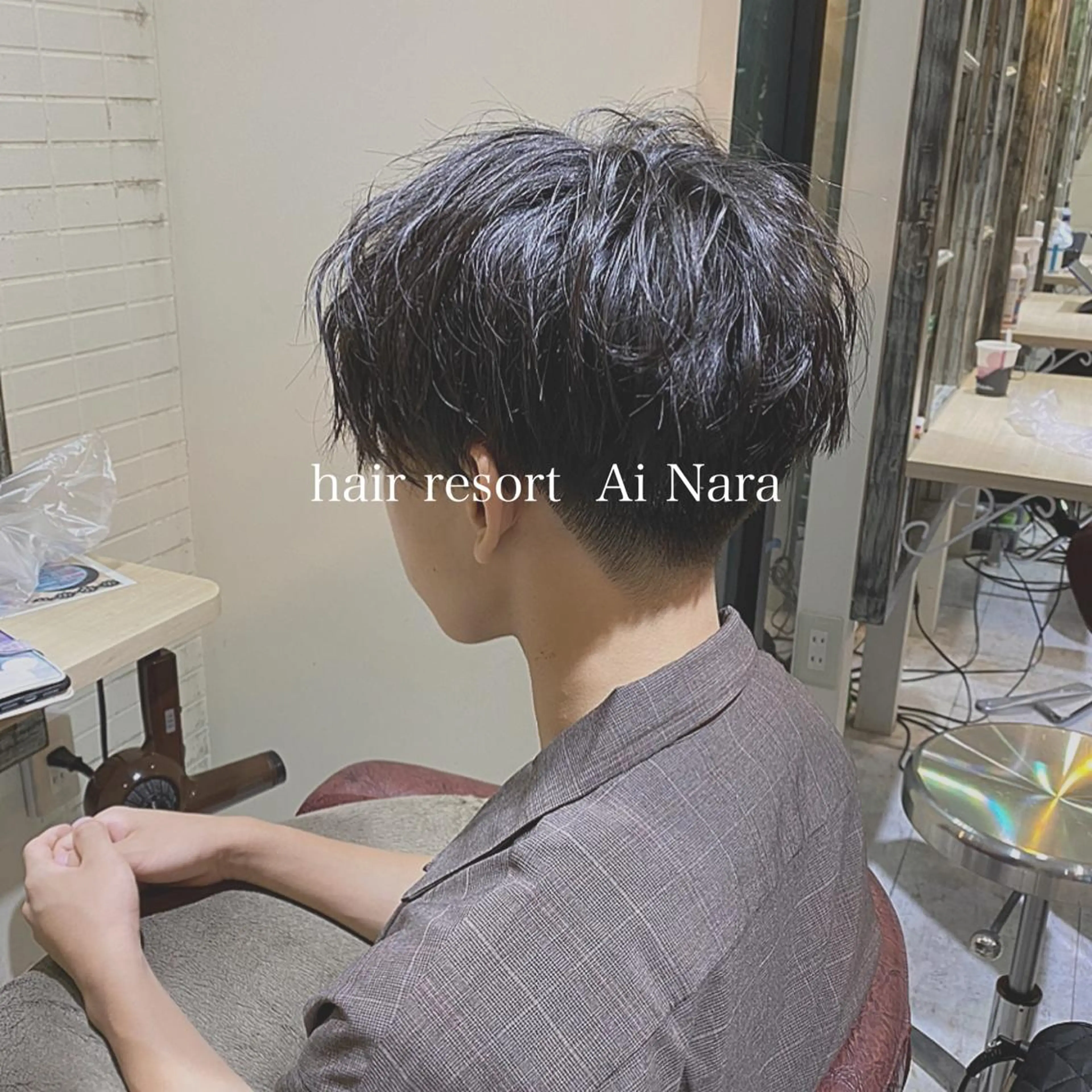 ショート パーマ メンズ メンズパーマ ツイストスパイラルパーマ スパイラルパーマ ♡ヘアアレンジ♡ naraのヘアスタイル