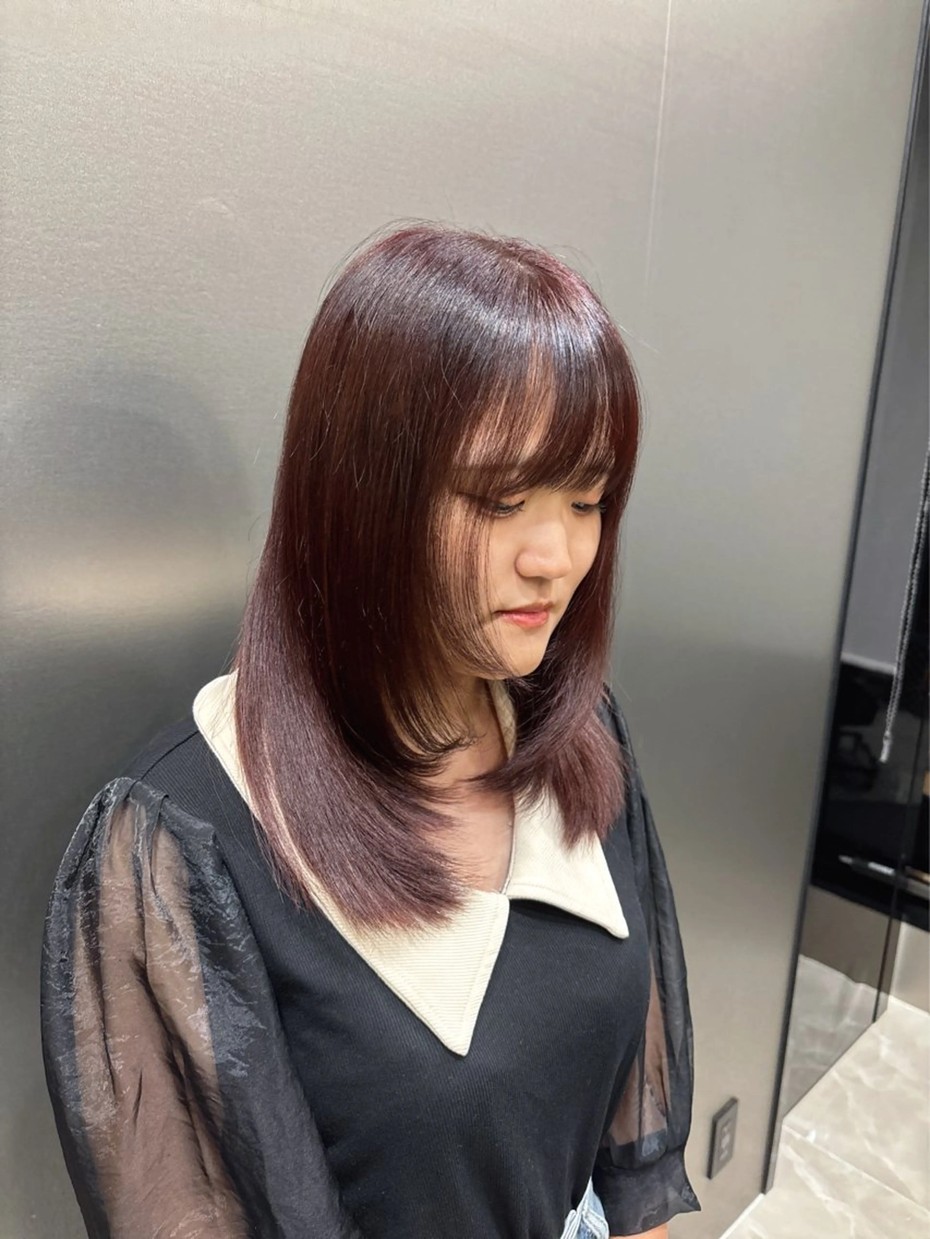 カラー 大森 万紘のヘアスタイル