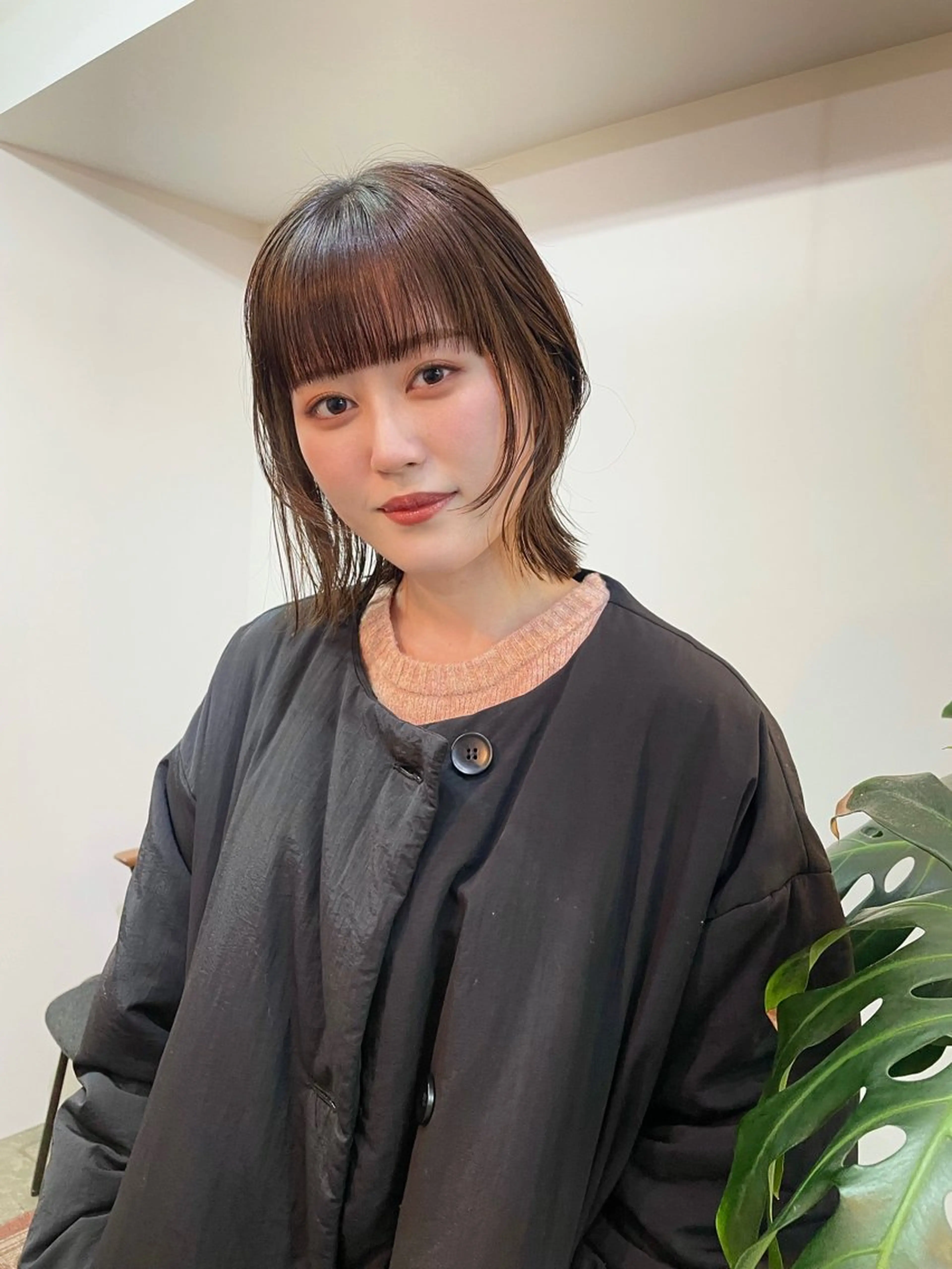 ミディアム ボブレイヤー ボブ レイヤーカット さかした ちなのヘアスタイル