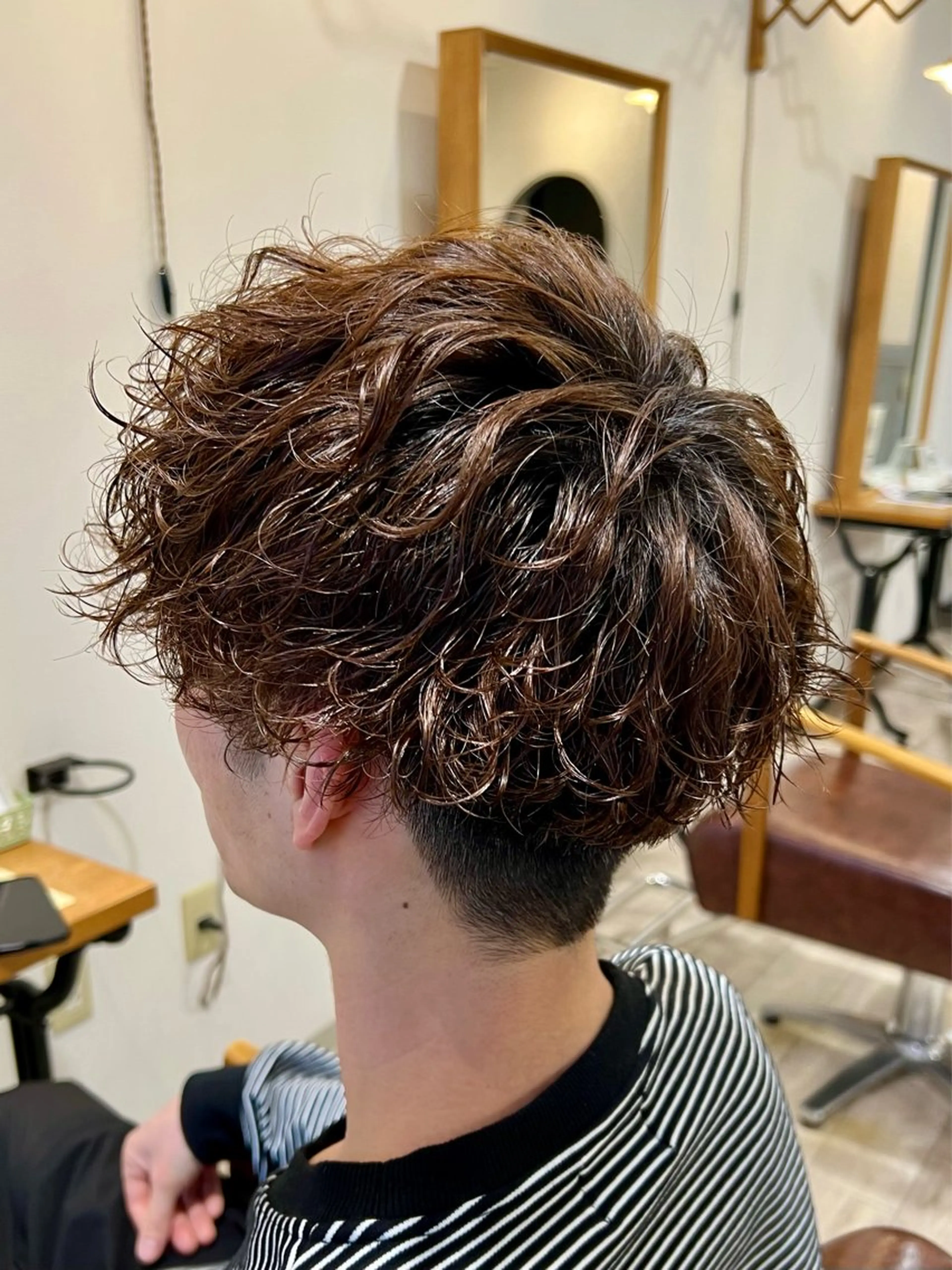 パーマ メンズ 小川 優のヘアスタイル