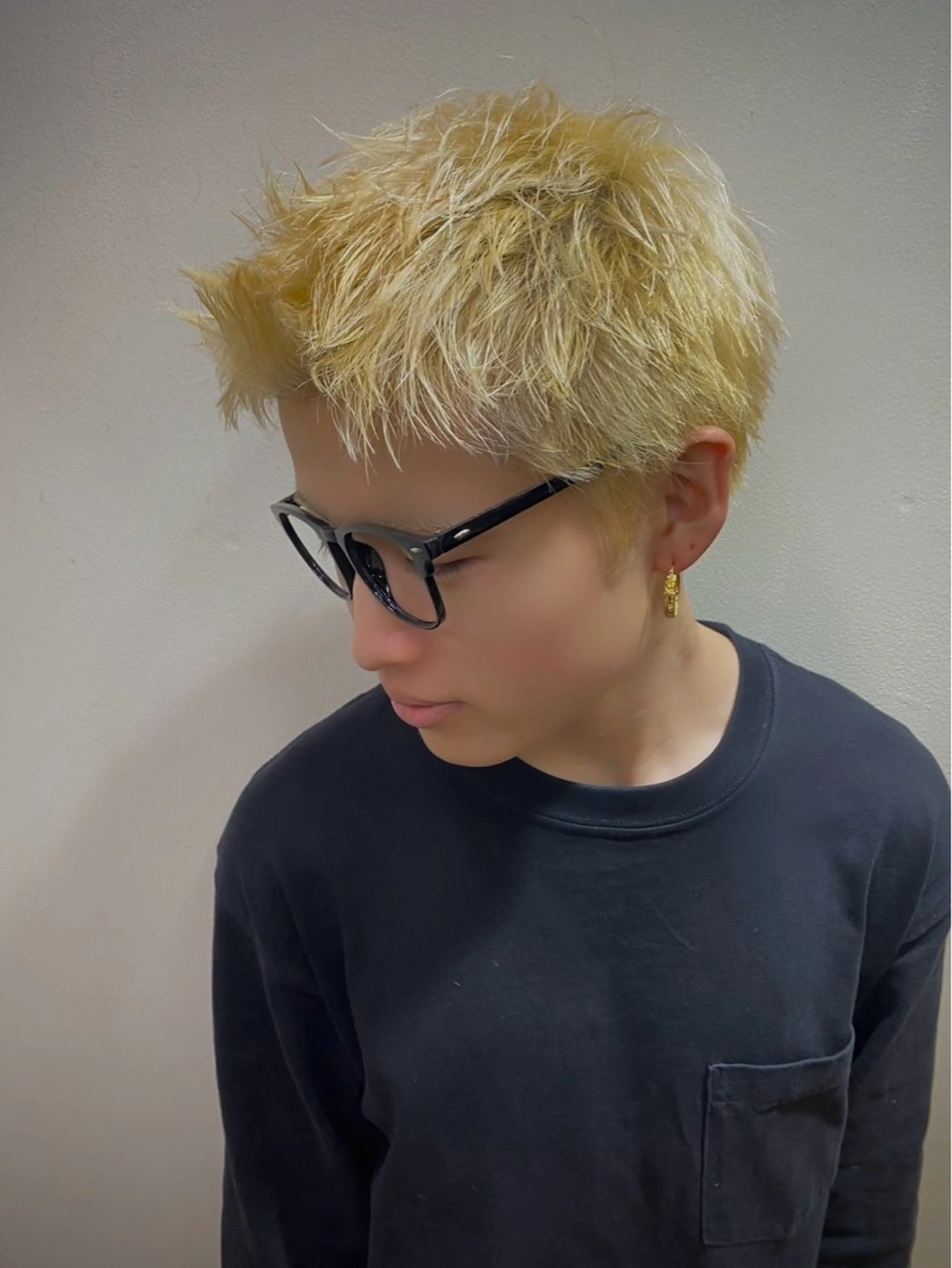 ショート カラー メンズ カット ヘアカラー トリートメント KAKERU/ボブ/ ショート/パーマ🌱のヘアスタイル