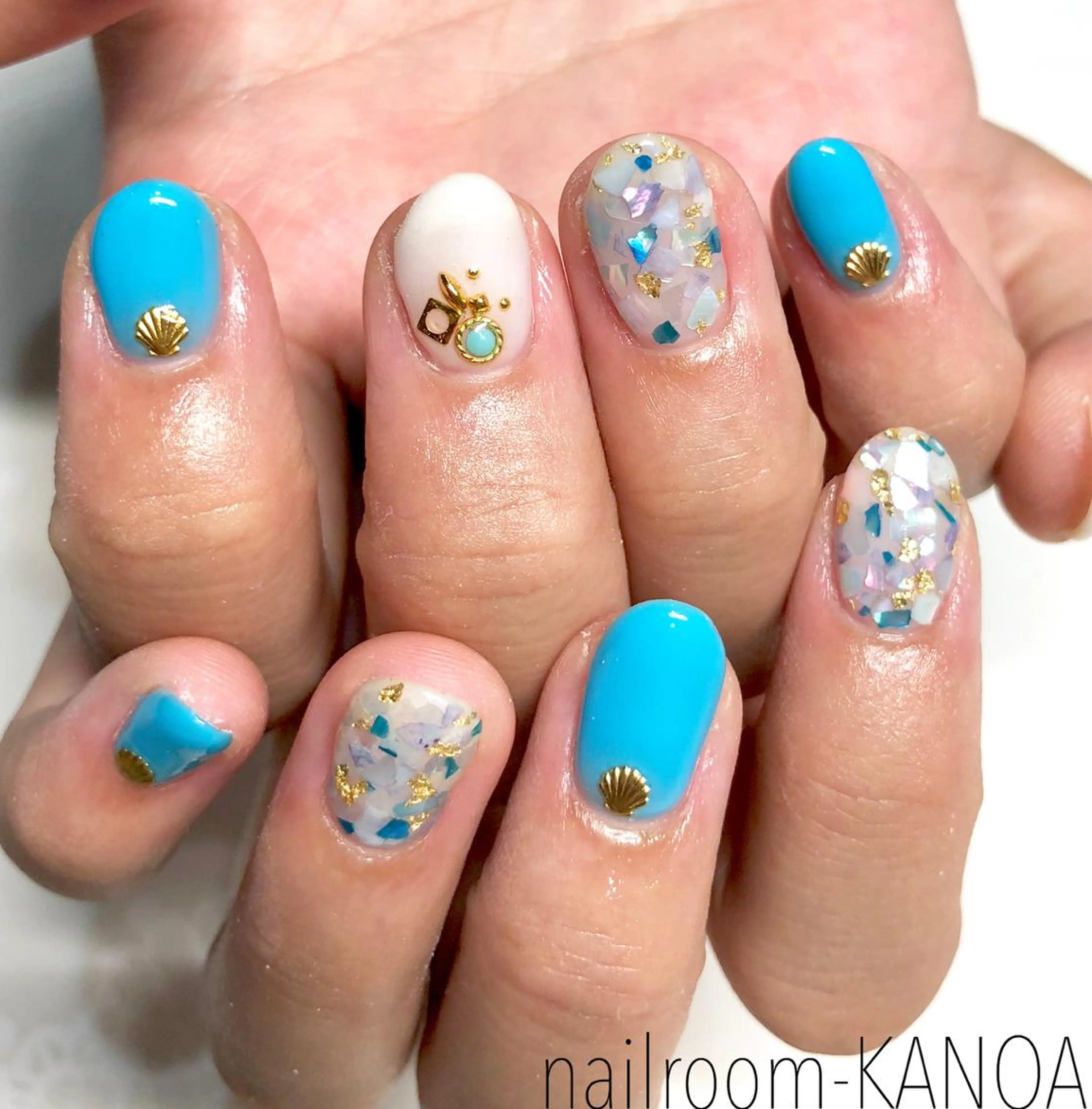 ショート ネイル ハンドネイル nailroom- KANOAのネイルデザイン