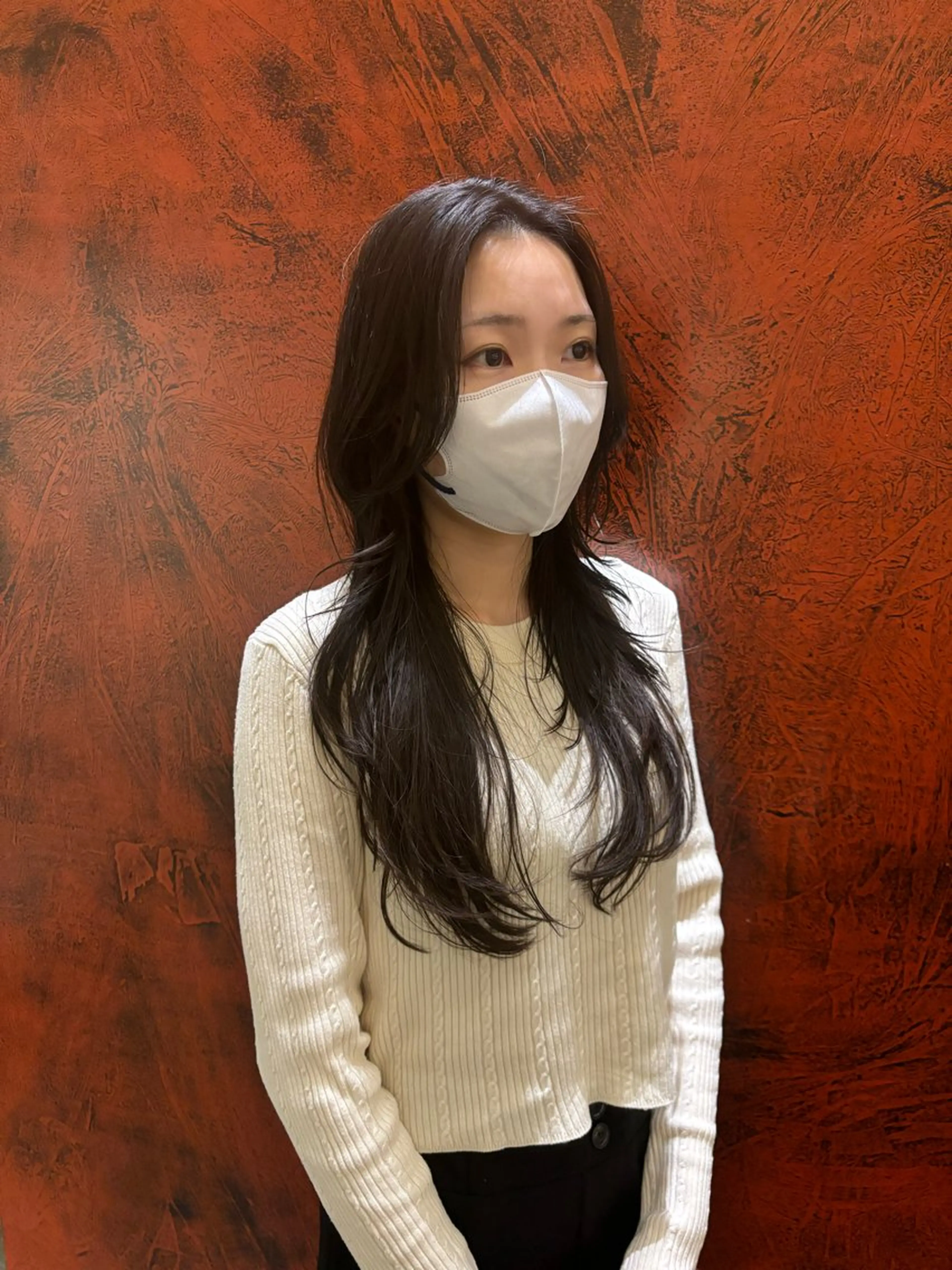 ロング ロングレイヤー レイヤーカット ロング 札幌パーマ 髪質改善/後藤海音のヘアスタイル