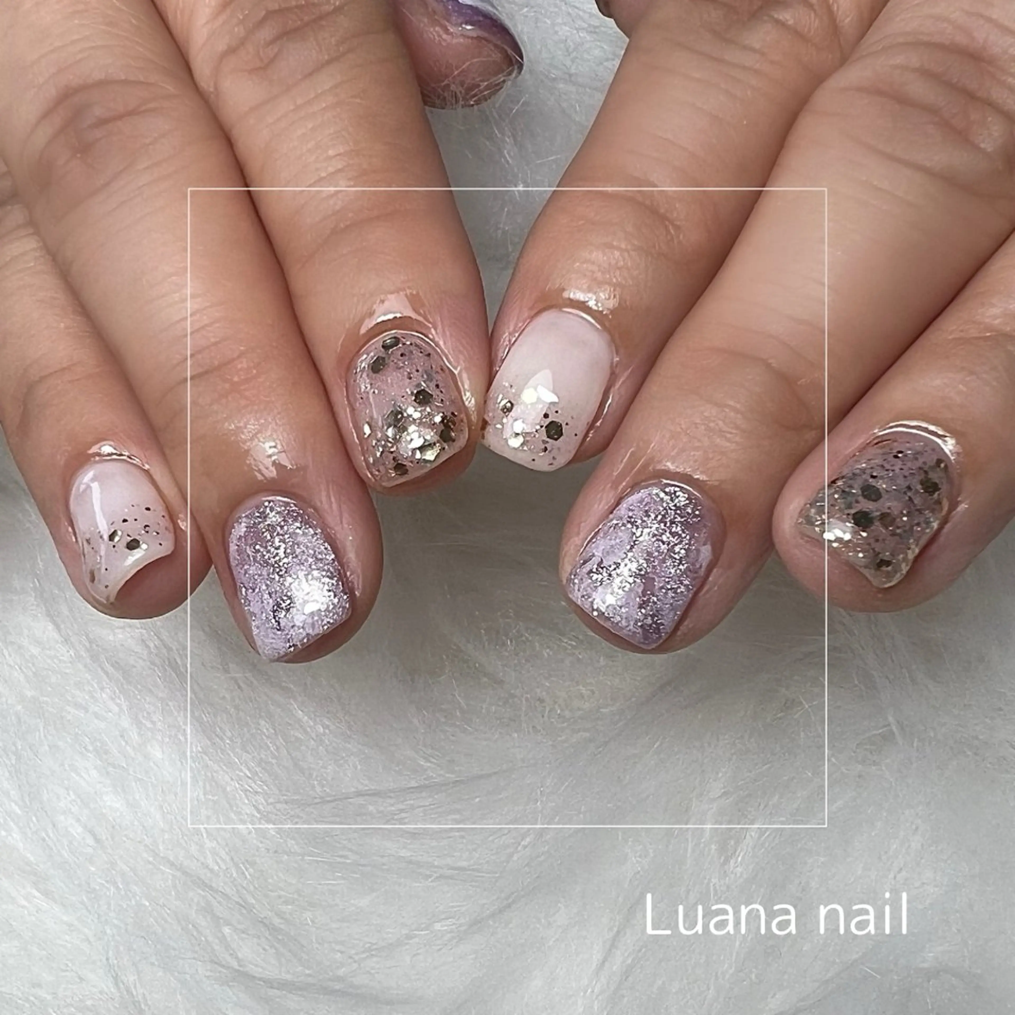 ネイル ブルー Luana nailのネイルデザイン