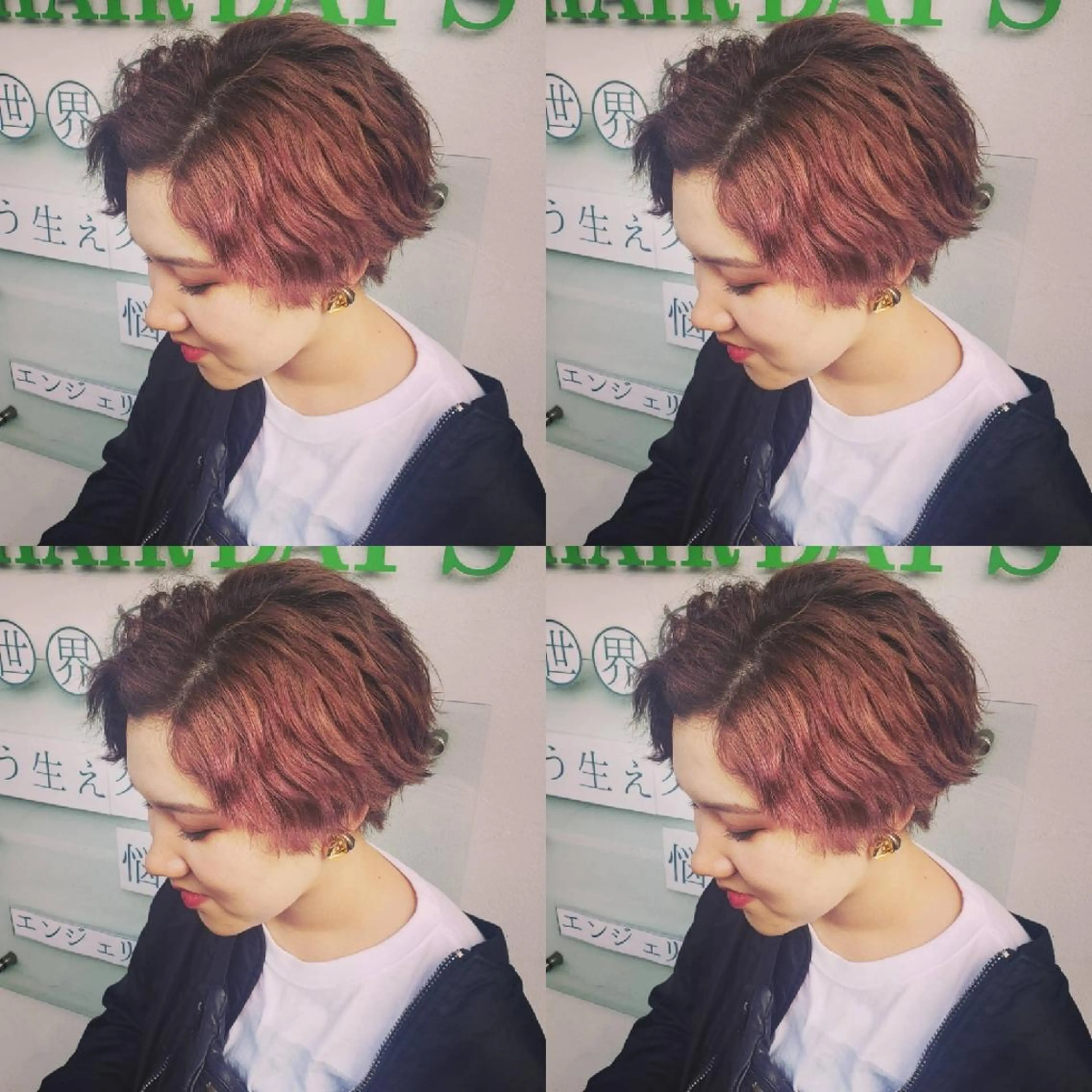 ショート カラー レッドカラー Go   Today シェアサロン　横浜店所属・【ただの天才 🎨】のヘアスタイル