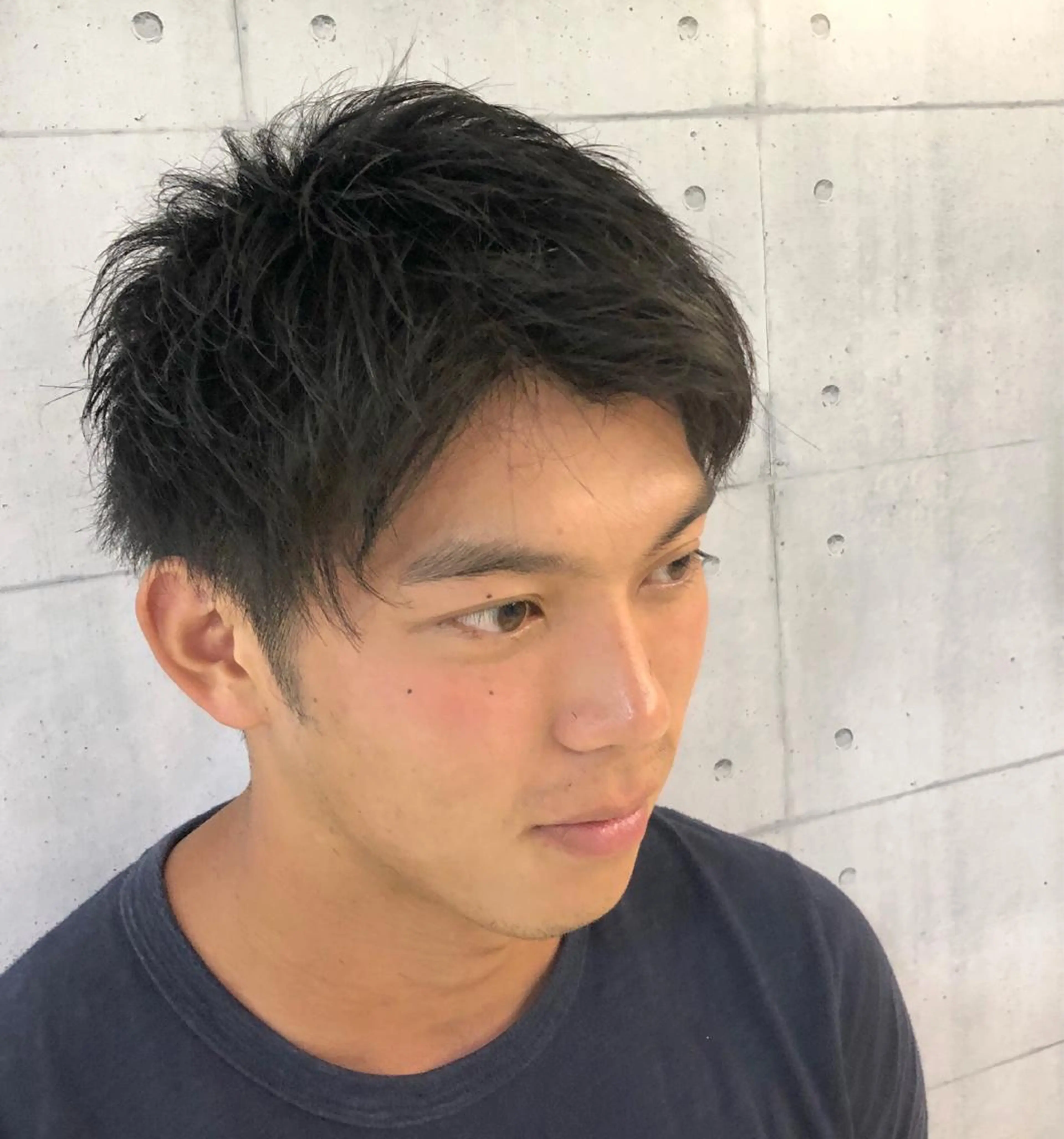 ショート メンズ ショートヘア 韓国風メンズ/毛流れ ヘアなら須田龍世のヘアスタイル