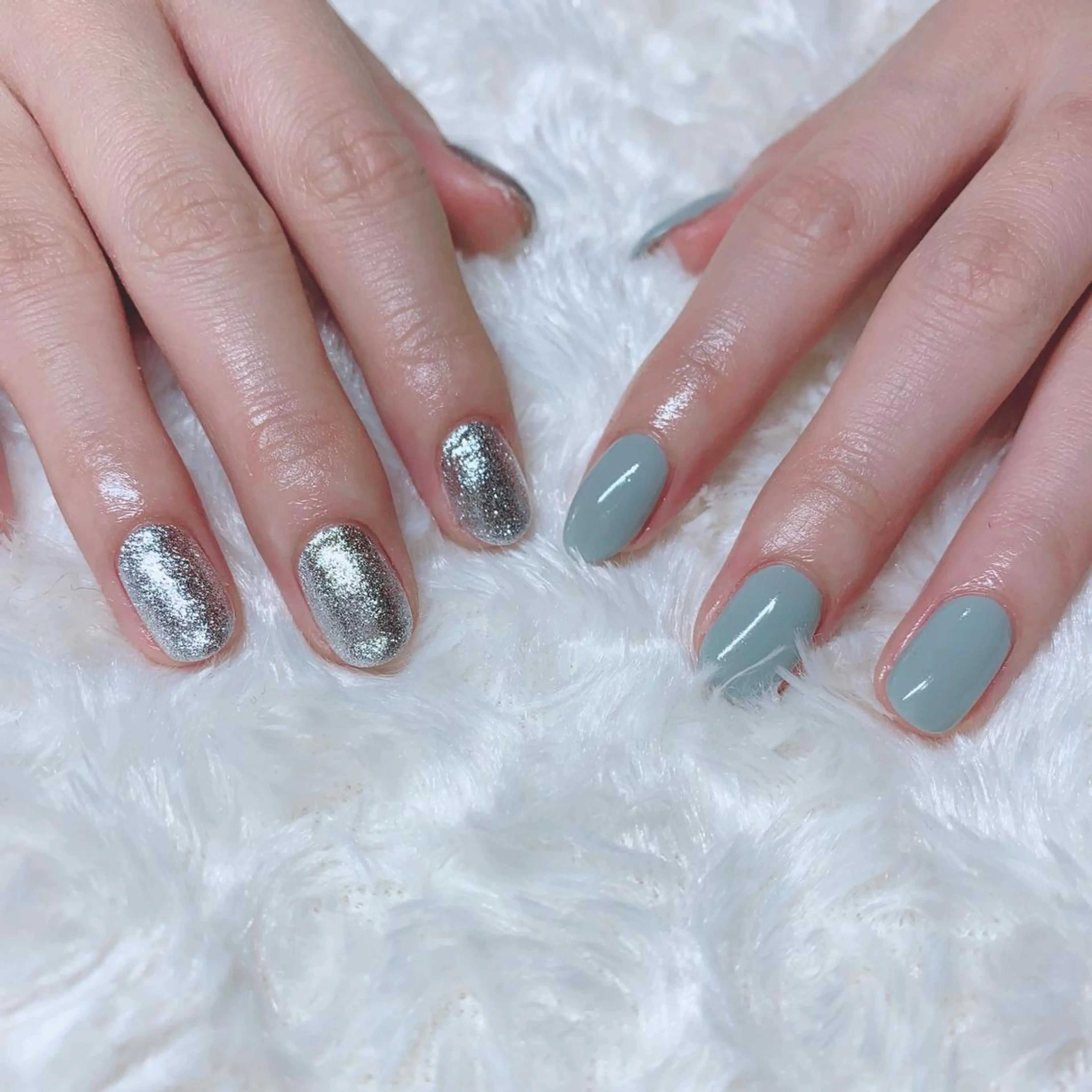 カラー ネイル ハンドネイル Cozy_ ilumのネイルデザイン