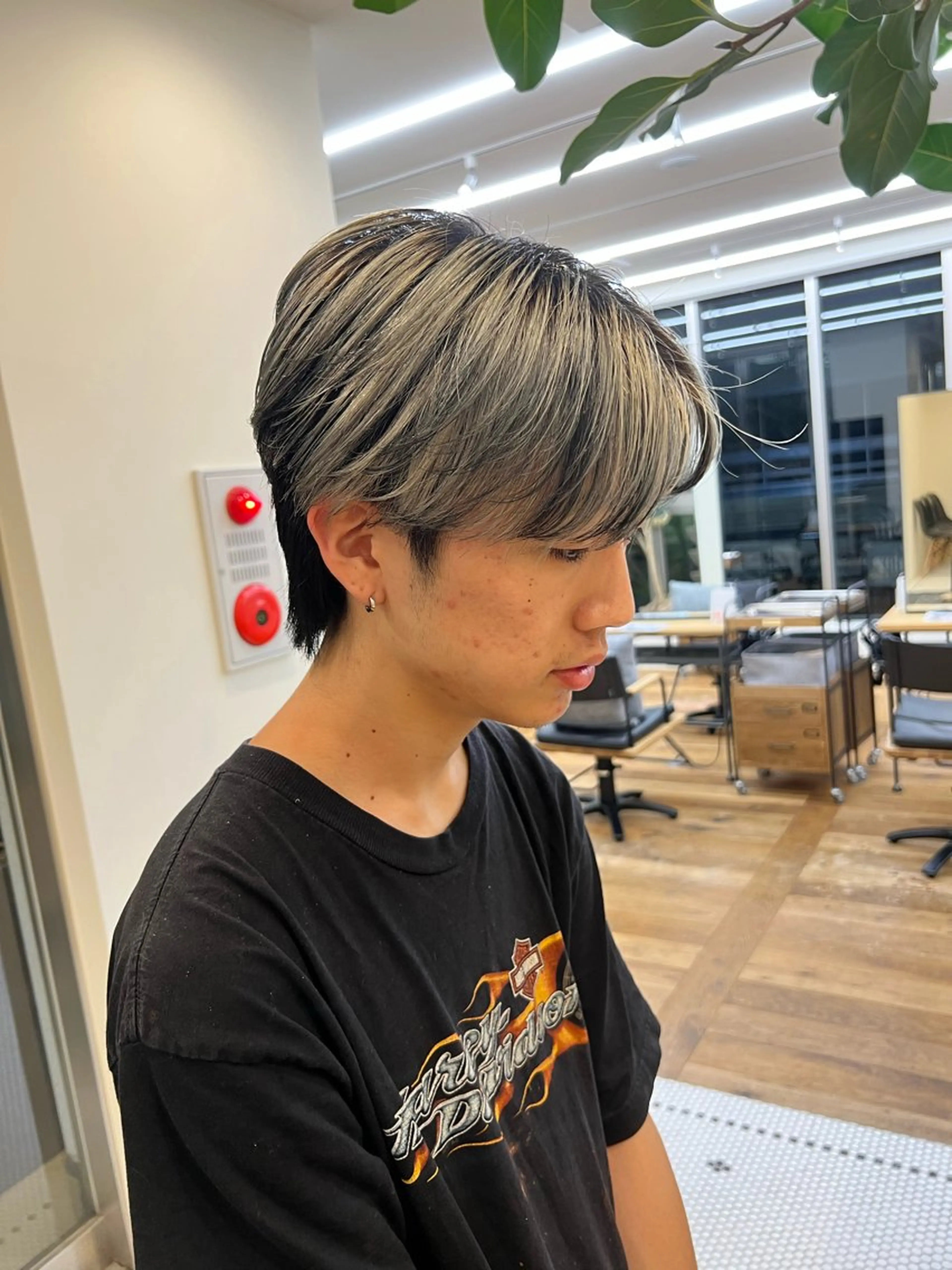 ロング カラー メンズ メンズハイライト ハイライトカラー ハイライト belle   表参道　terrace所属・抜きっぱなしブロンド /ハイトーン/カナタのヘアスタイル