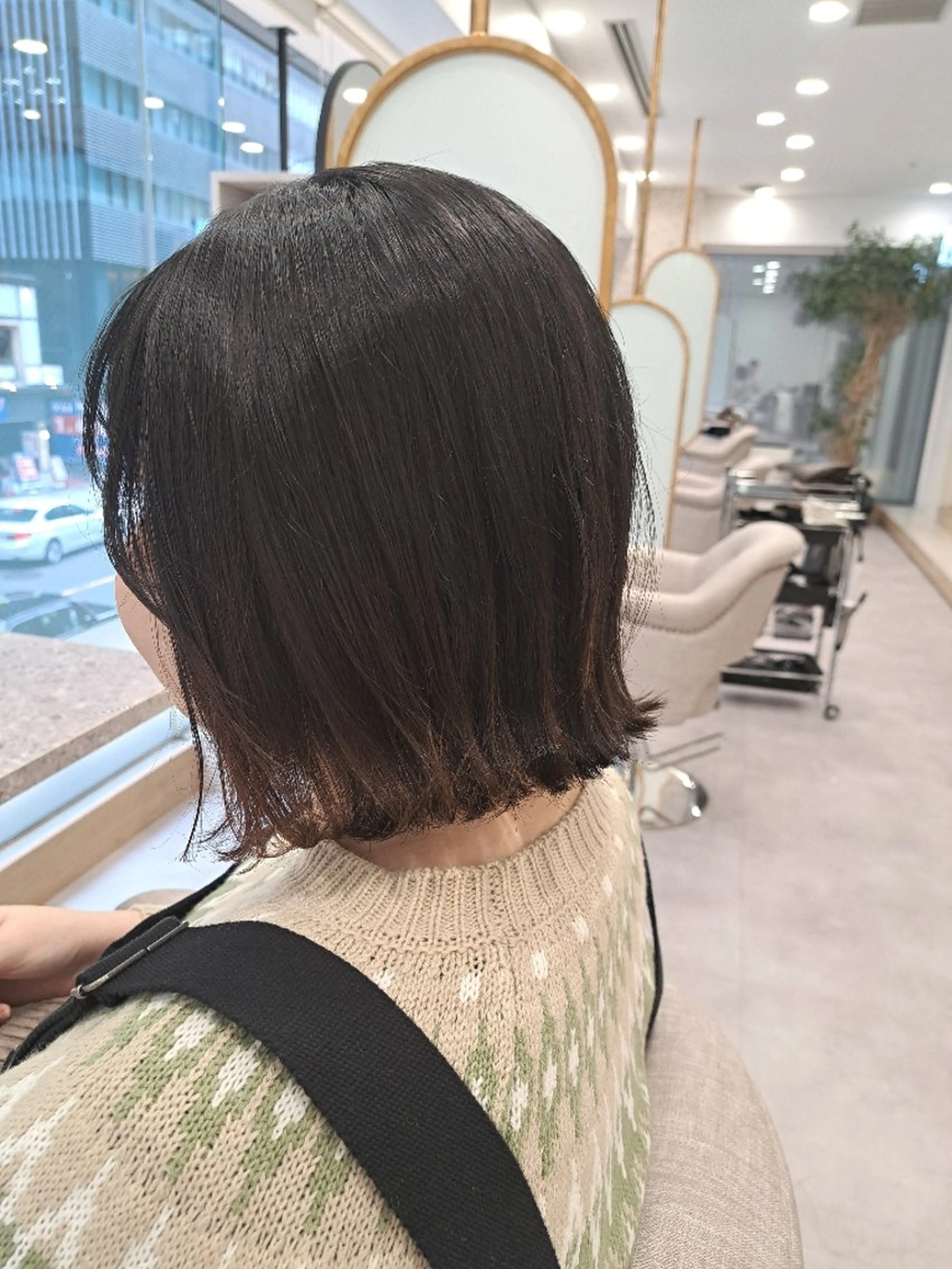 ミディアム ボブ 外ハネヘア 髪質改善／スパ✨木村 奈未のヘアスタイル