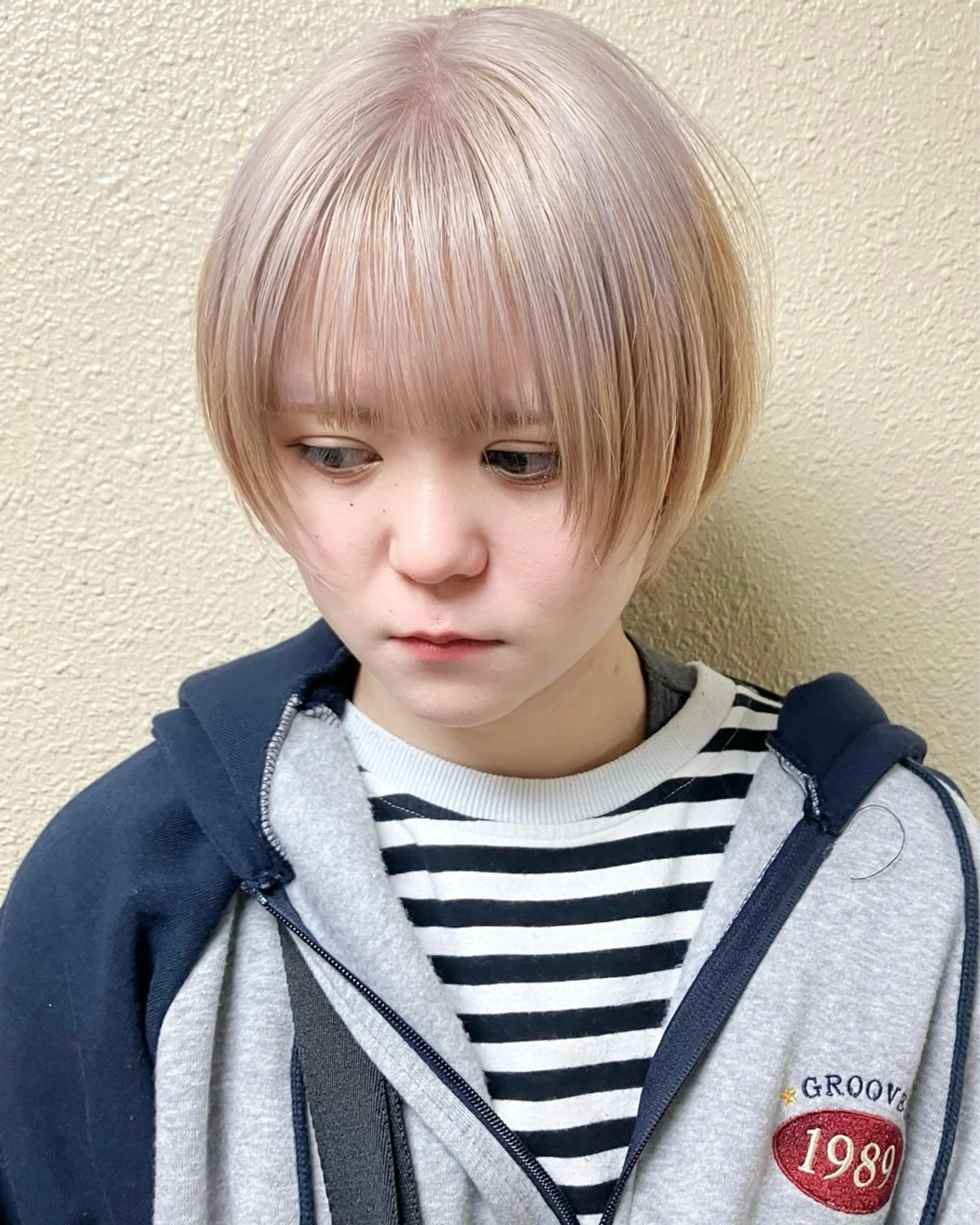 ショート ショートボブ ボブ レイヤーカット 似合わせカット ショートヘア moriofromlondon原宿本店所属・fumikaブリーチ /ウルフのヘアスタイル