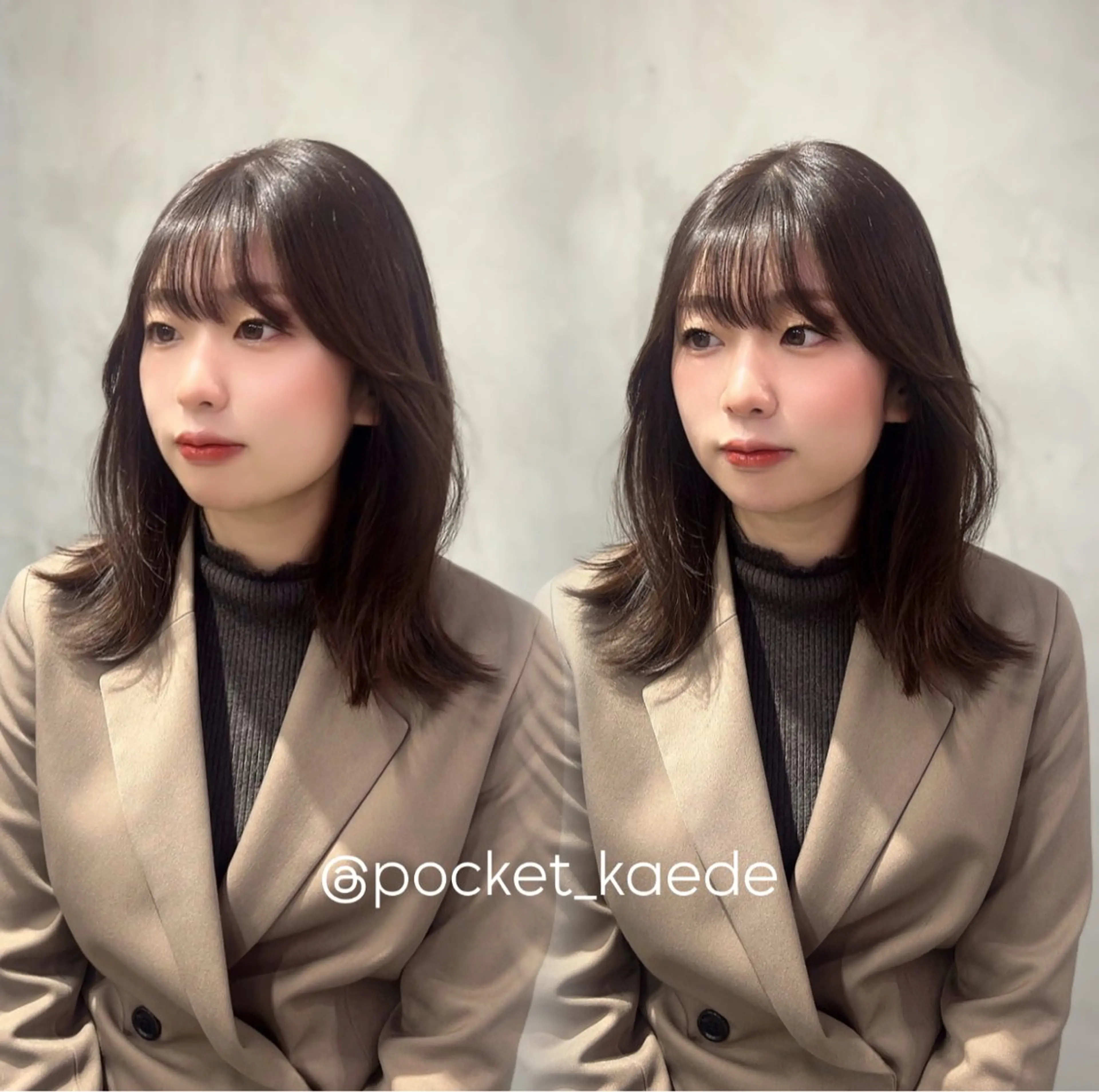 カラー 🤍韓国ヘア/ 楓🤍のヘアスタイル