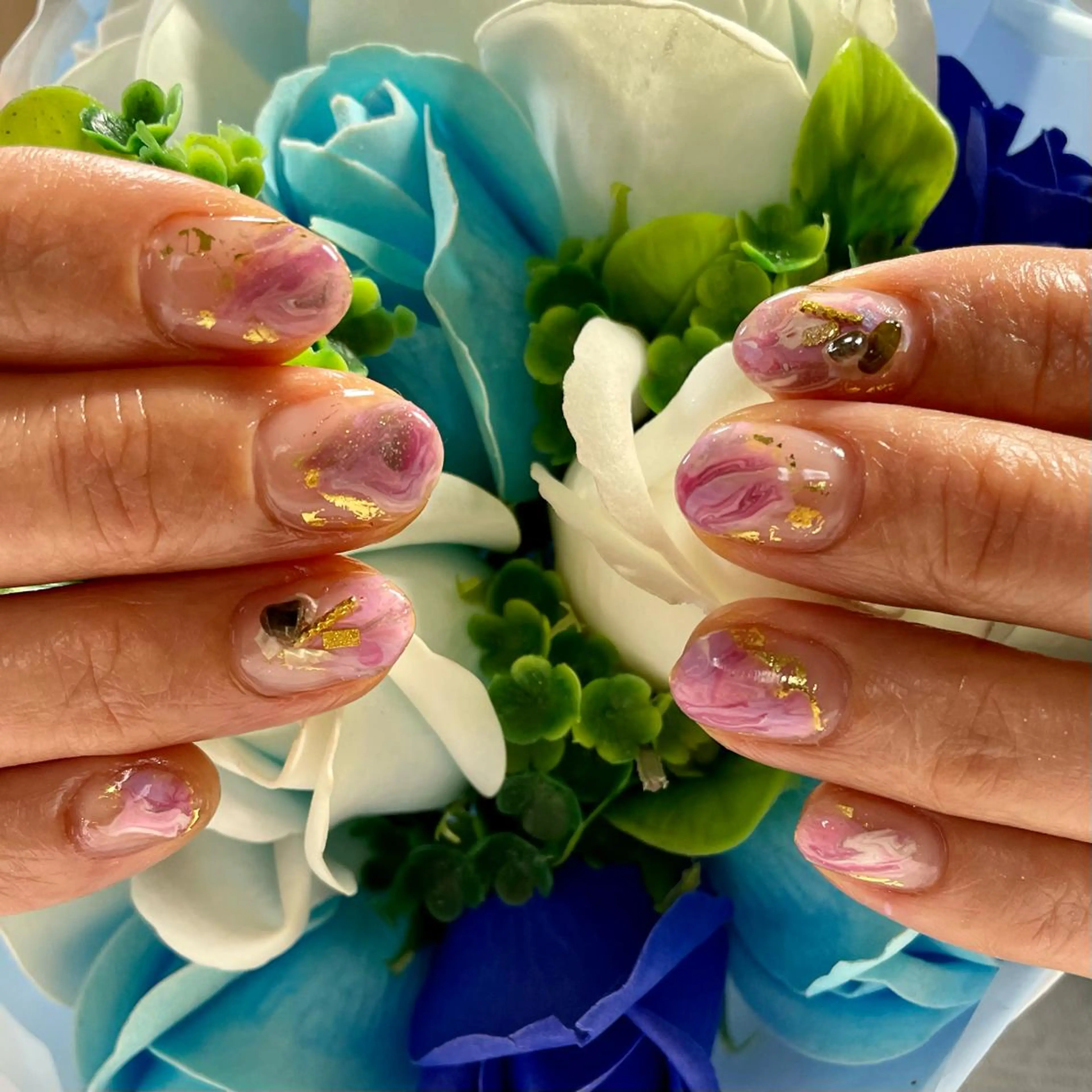 ネイル ニュアンスネイル 奥園 良恵のネイルデザイン