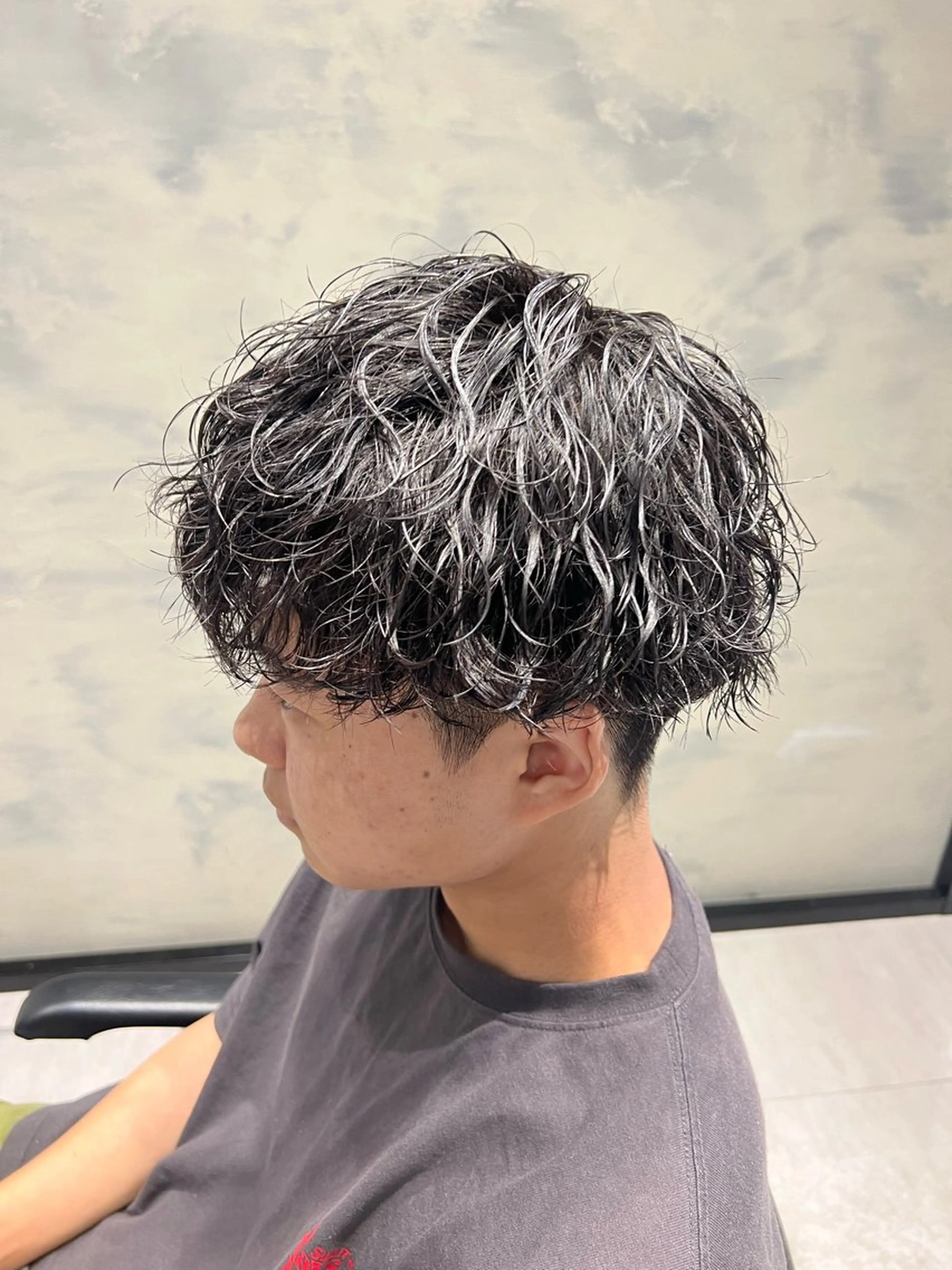 ショート カット パーマ バレイヤージュ職人 🔥代表YU-SHIのヘアスタイル