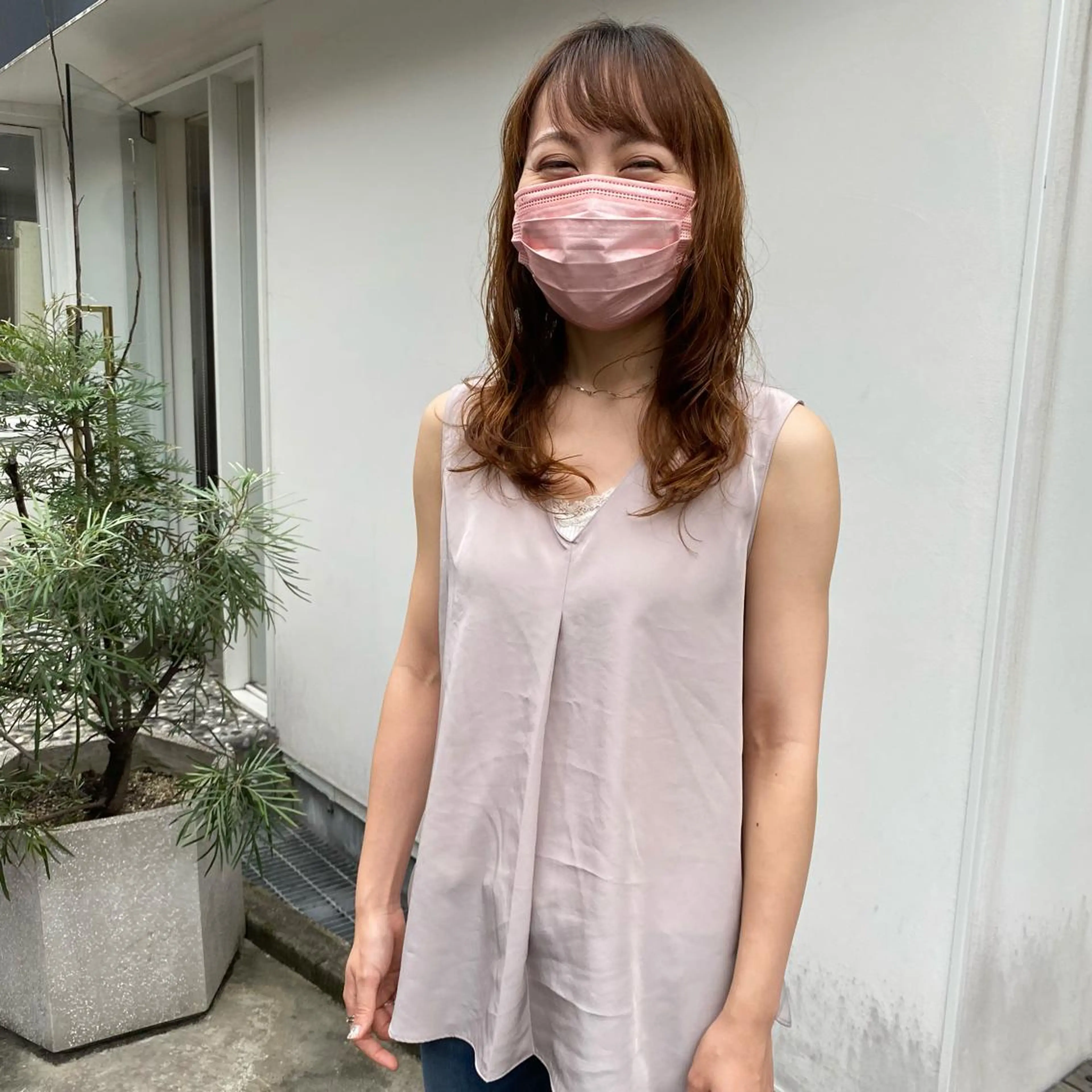 セミロング セミロングパーマ YinYang所属・川﨑 章弘のヘアスタイル