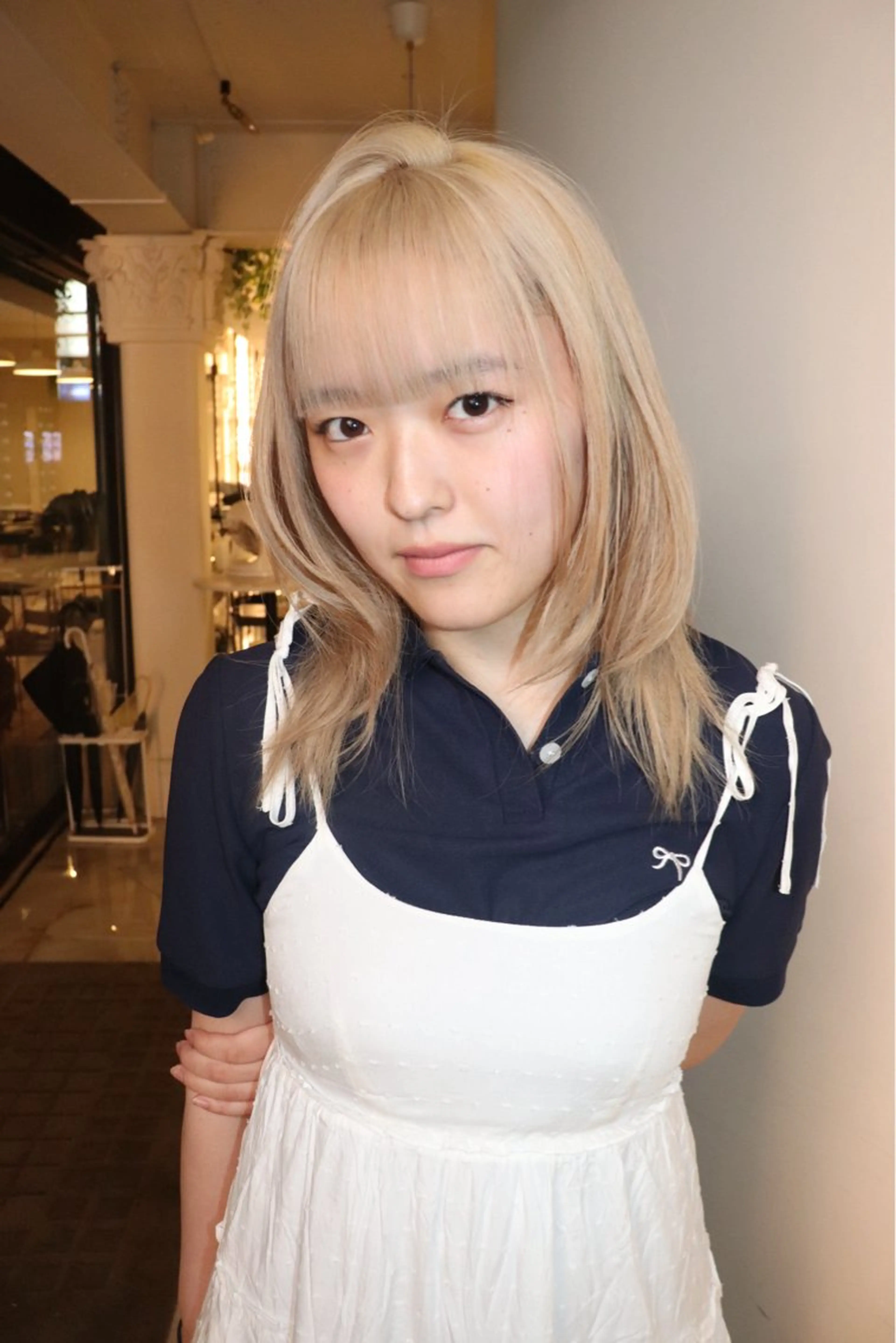 セミロング カラー ヘアカラー @kyoniyy KYONIのヘアスタイル