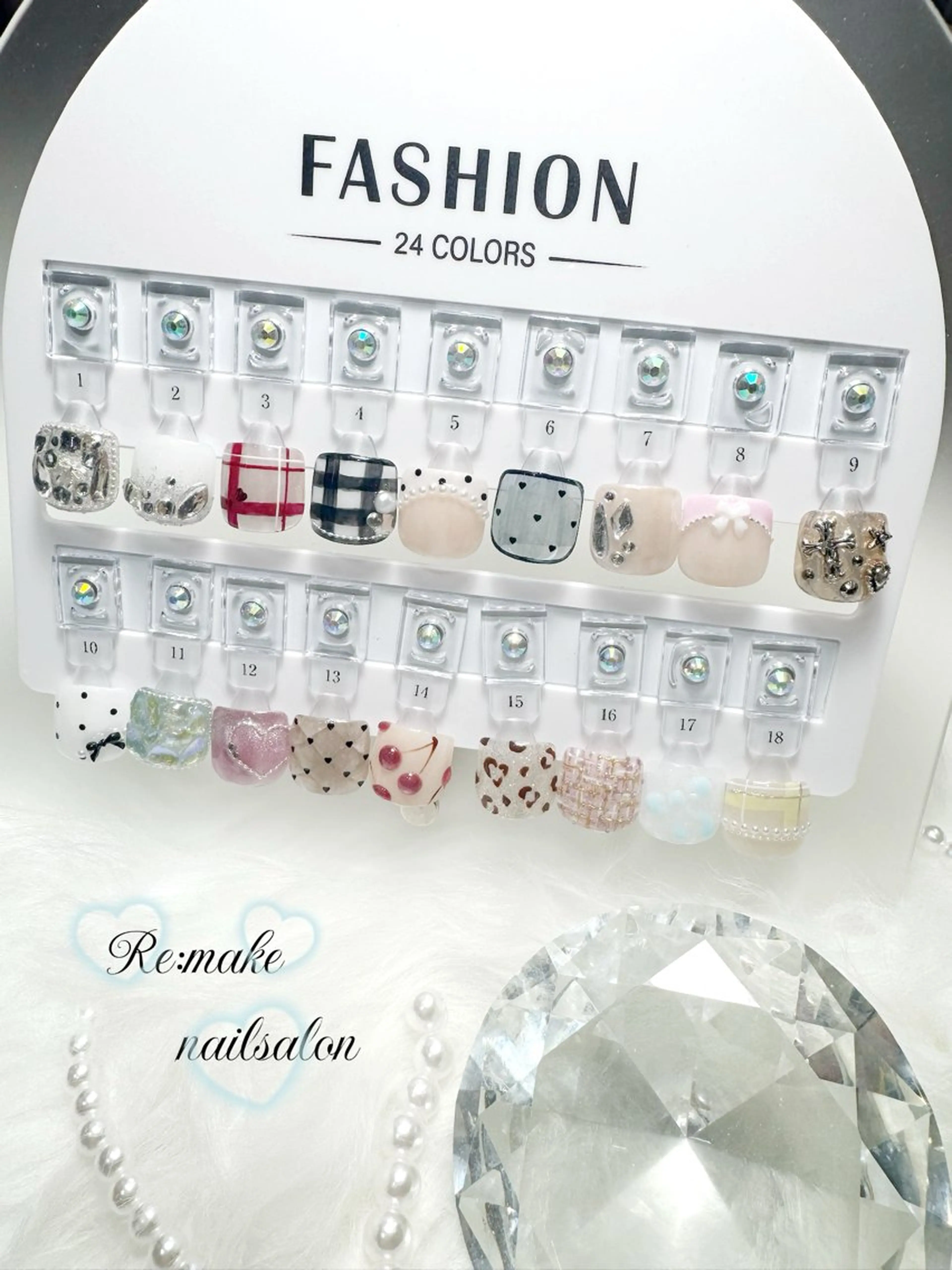 【foot】2本アート(親指)*.𝝑𝝔付け替えオフ付き*.𝝑𝝔の写真