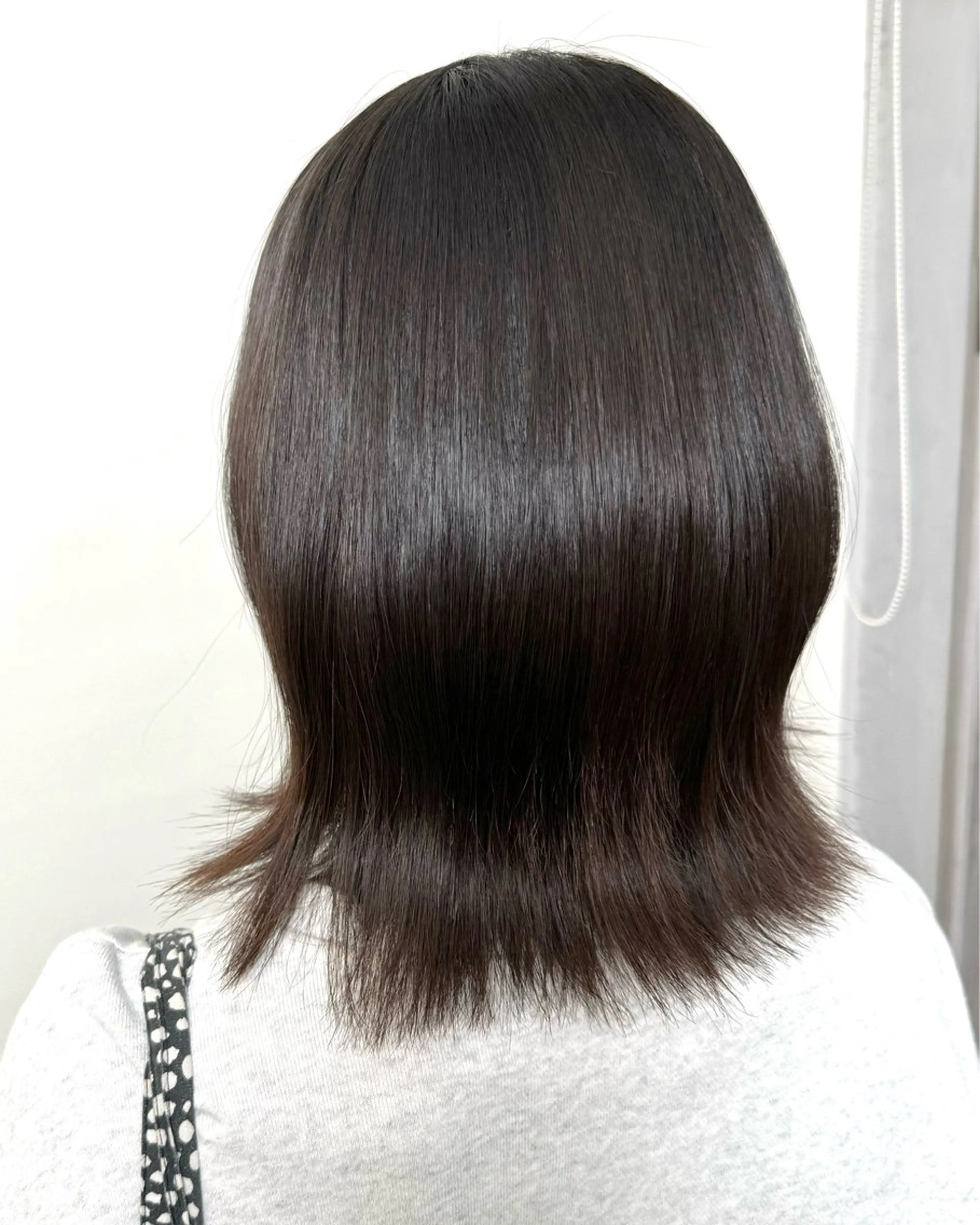 ミディアム ショートボブ ボブ ハイライト 髪質改善 縮毛矯正 🔆髪質改善 透明感 カラー🔆佐々木貴仁のヘアスタイル