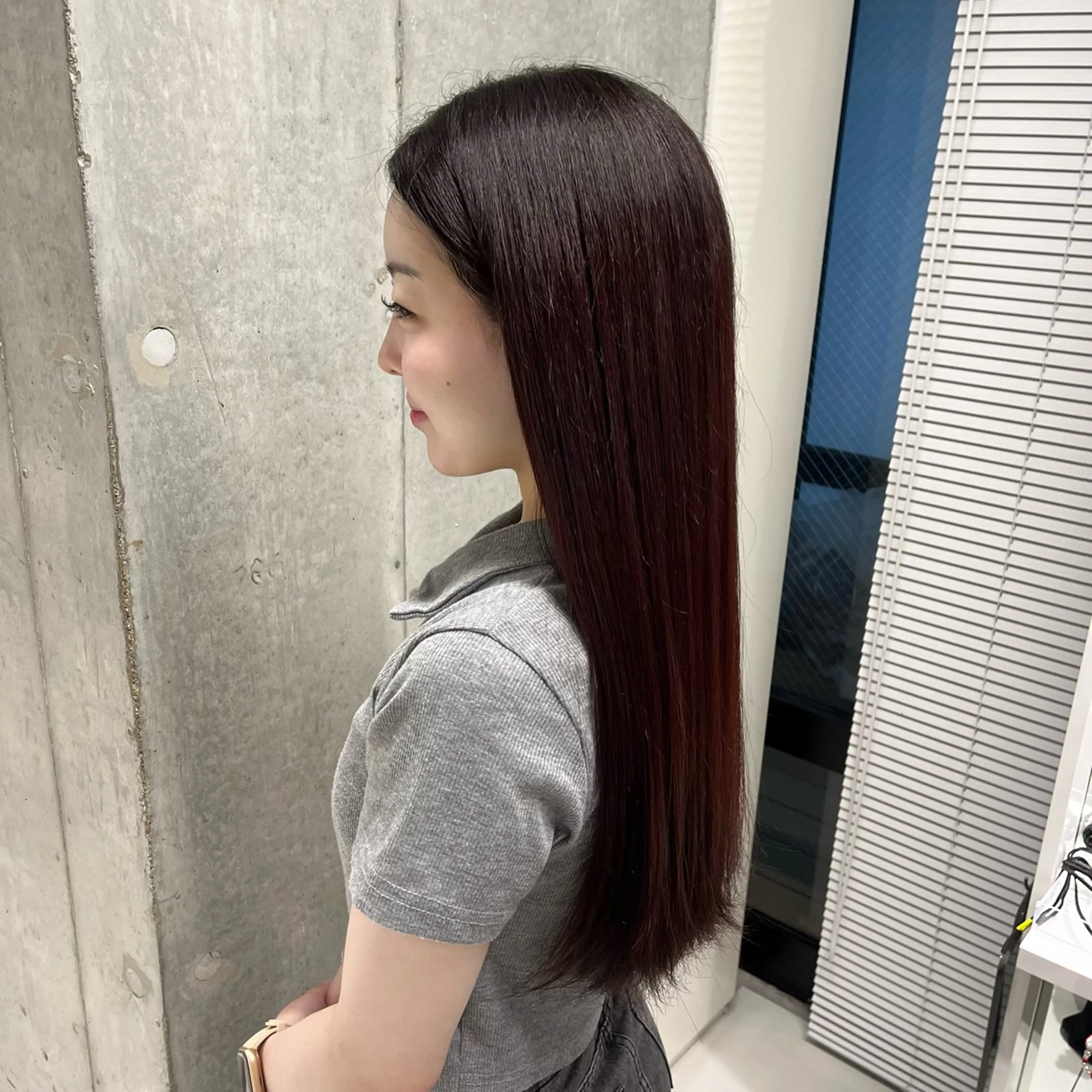 カラー カット riko/レイヤー/ 艶カラー/ヘアセットのヘアスタイル