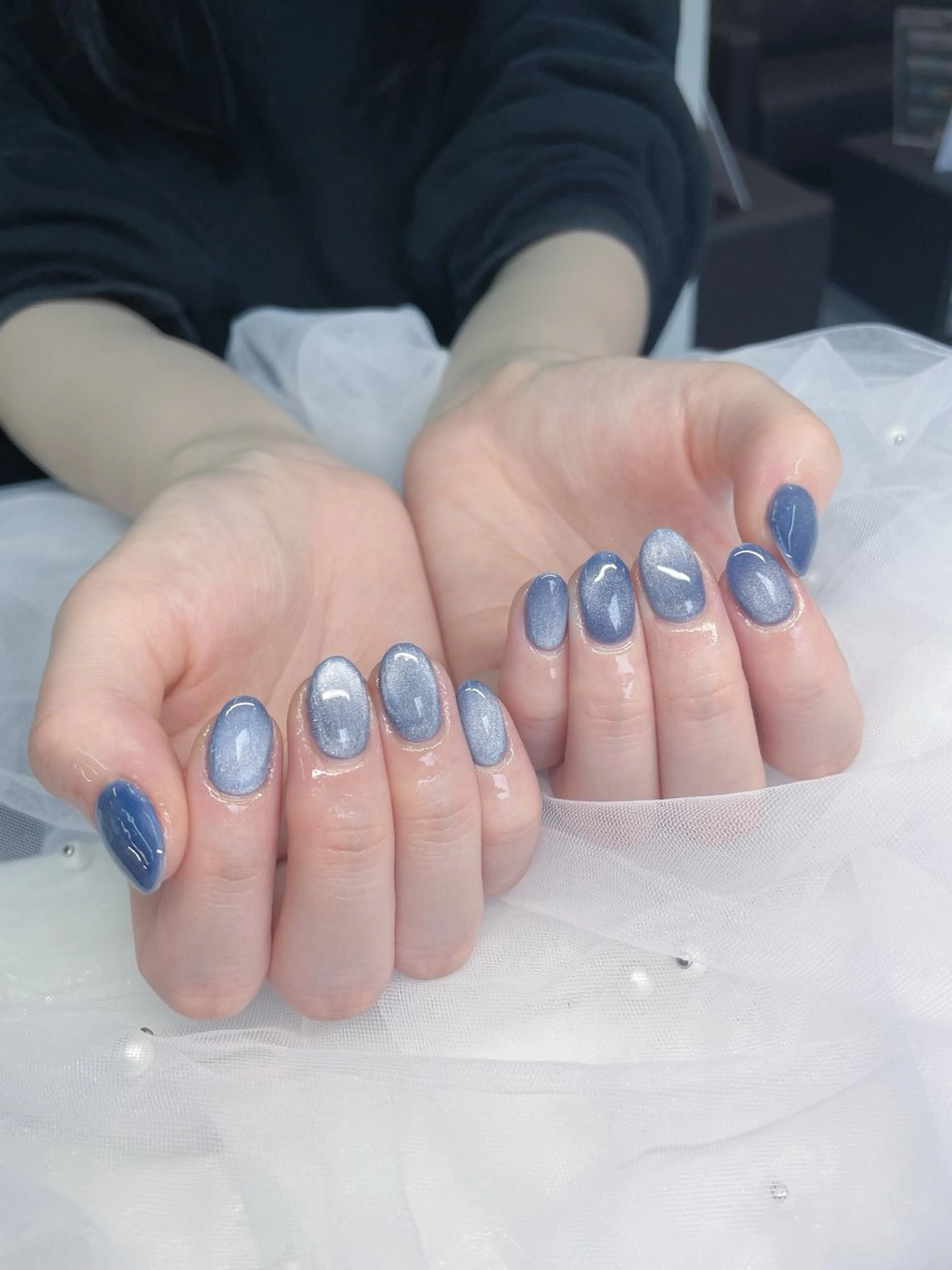 ネイル チークネイル 桜ネイル フットネイル フレンチネイル ジェルネイル ハンドネイル YURI NAILのネイルデザイン