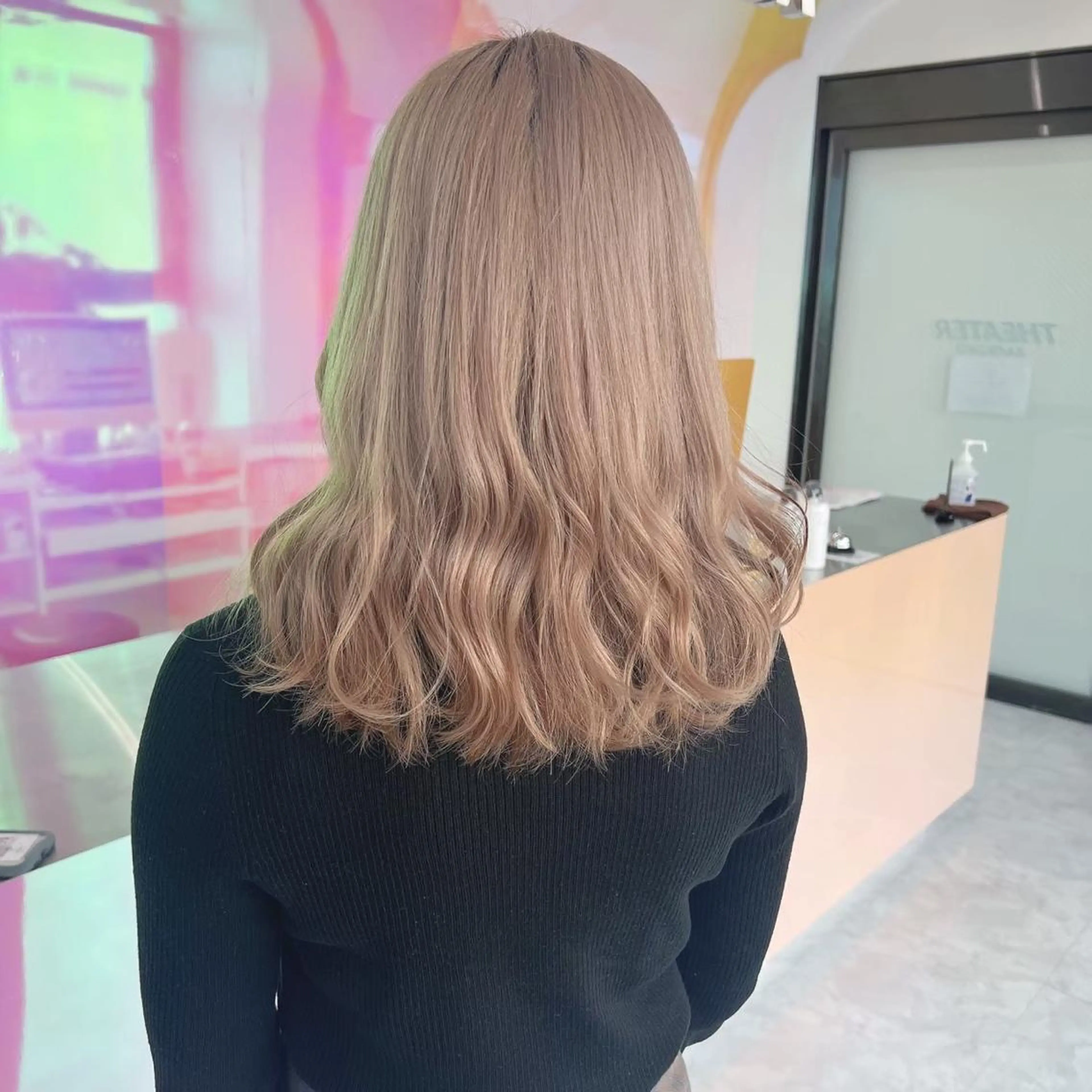 セミロング カラー ヘアアレンジ ヘアカラー トリートメント ブリーチなしの達人 🌈KAITOのヘアスタイル