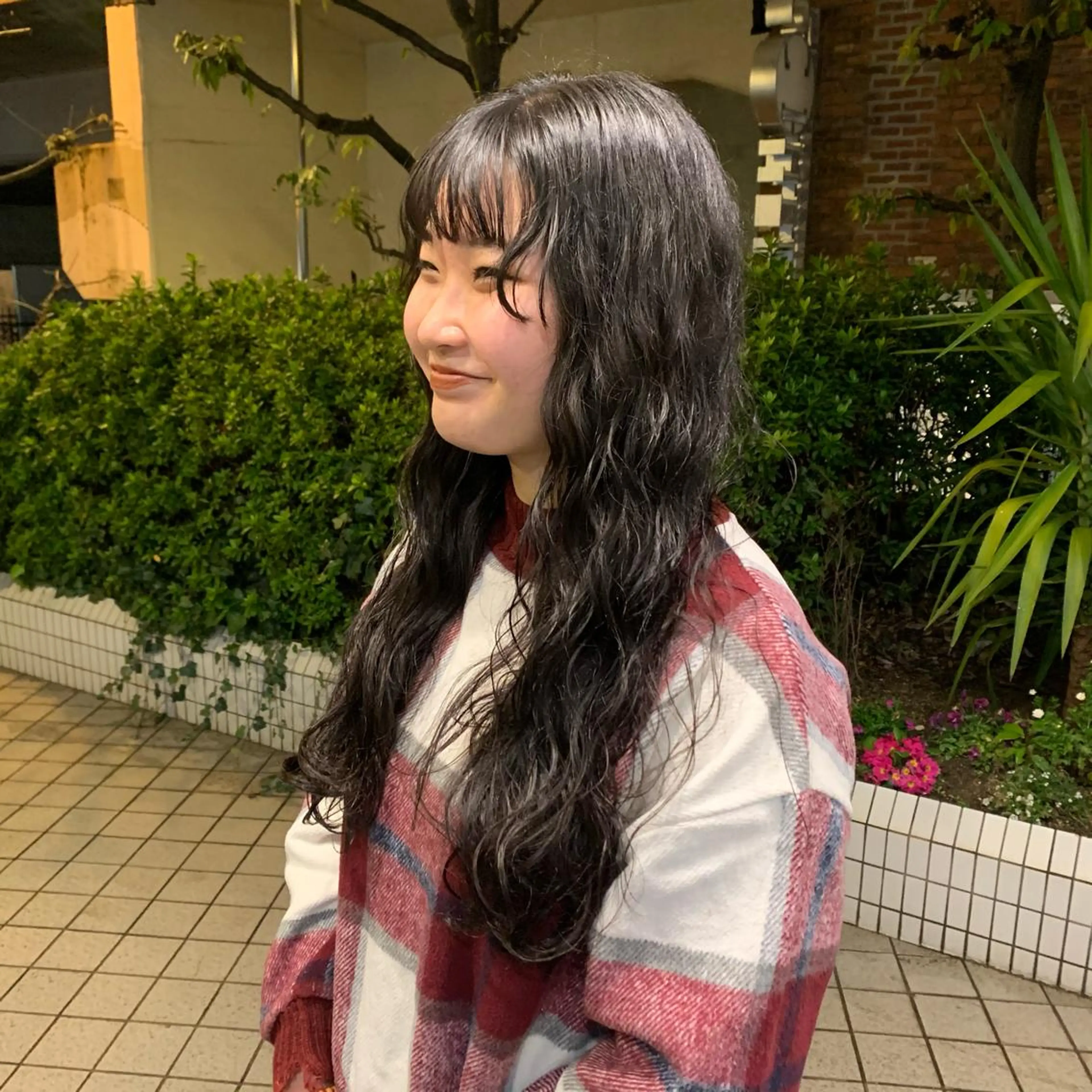 ロング パーマ yukie🌷 /暖色🍒梅田サロンのヘアスタイル