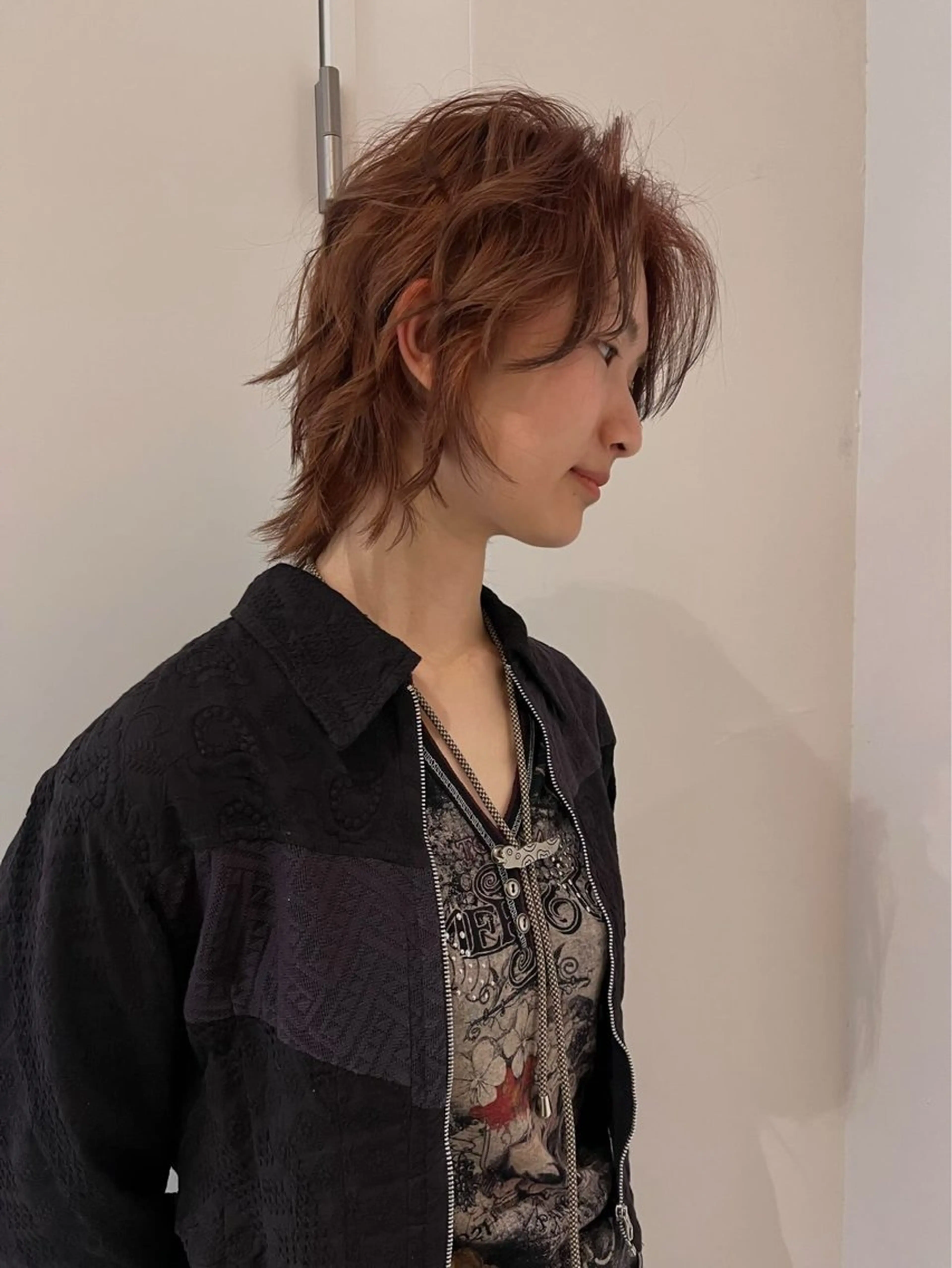 ミディアム カラー 清水 康紀のヘアスタイル