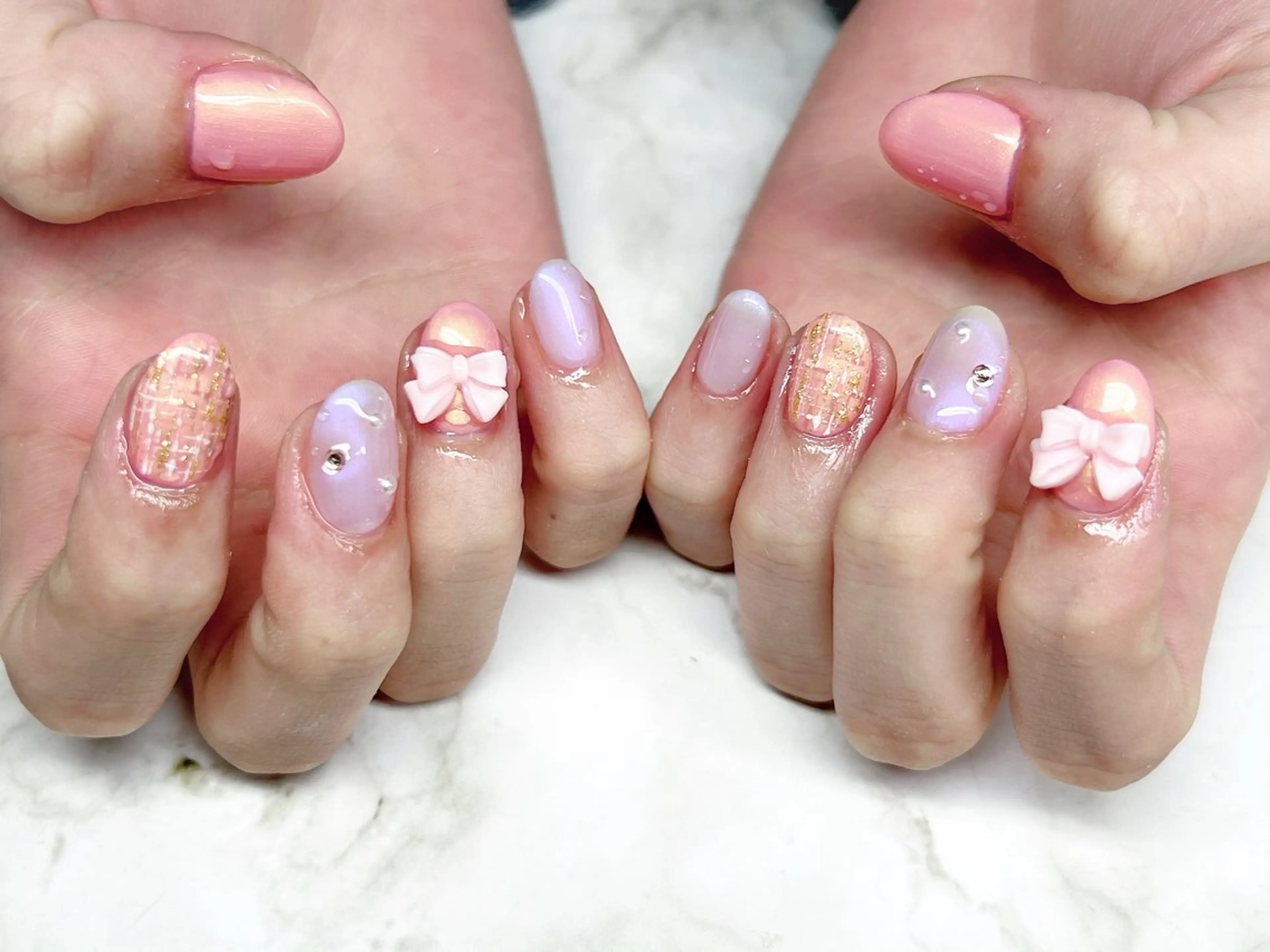 ネイル ワンホンネイル ハンドネイル NailSalon MAHINAのネイルデザイン