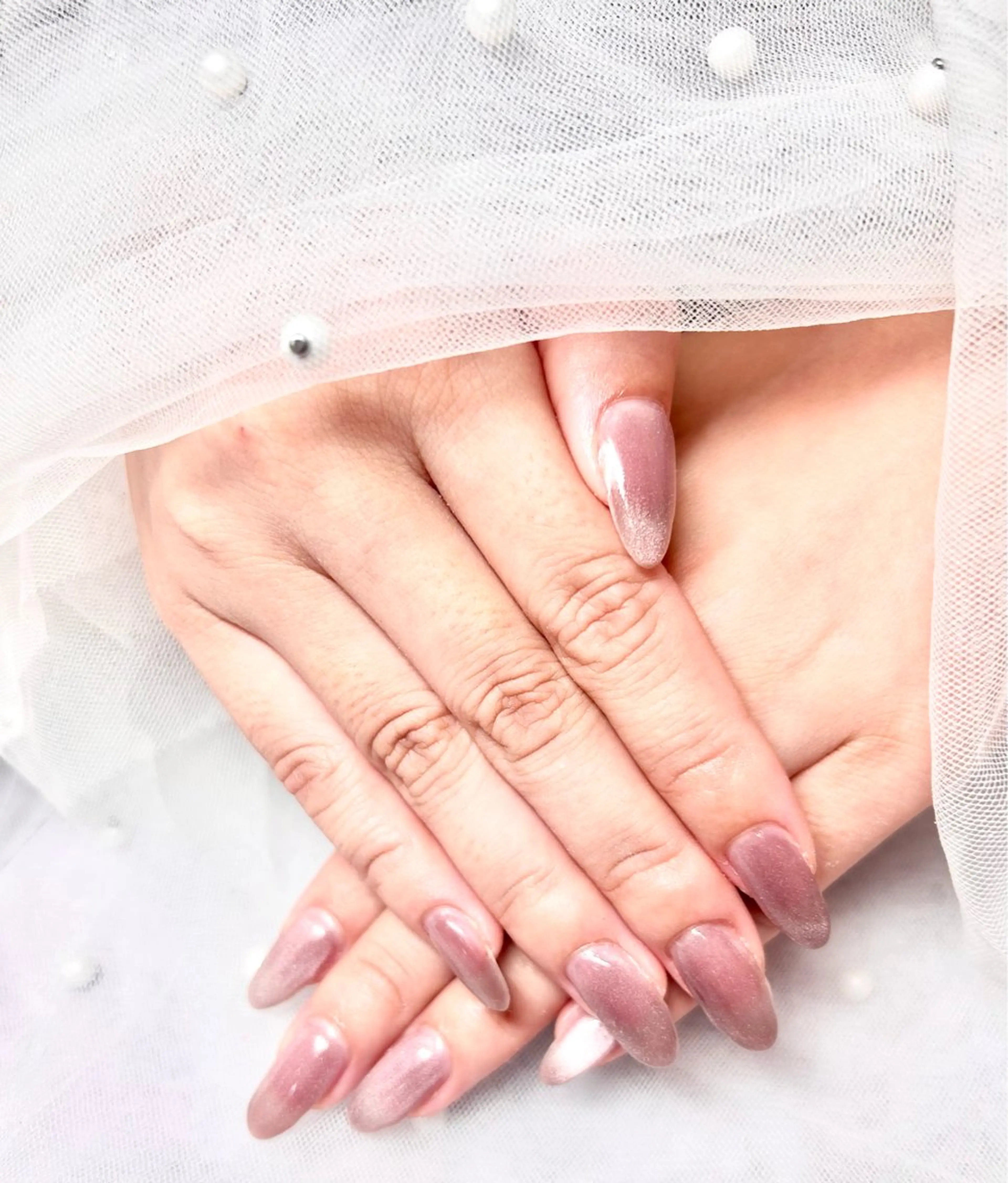 オフなしマグネットネイルの写真