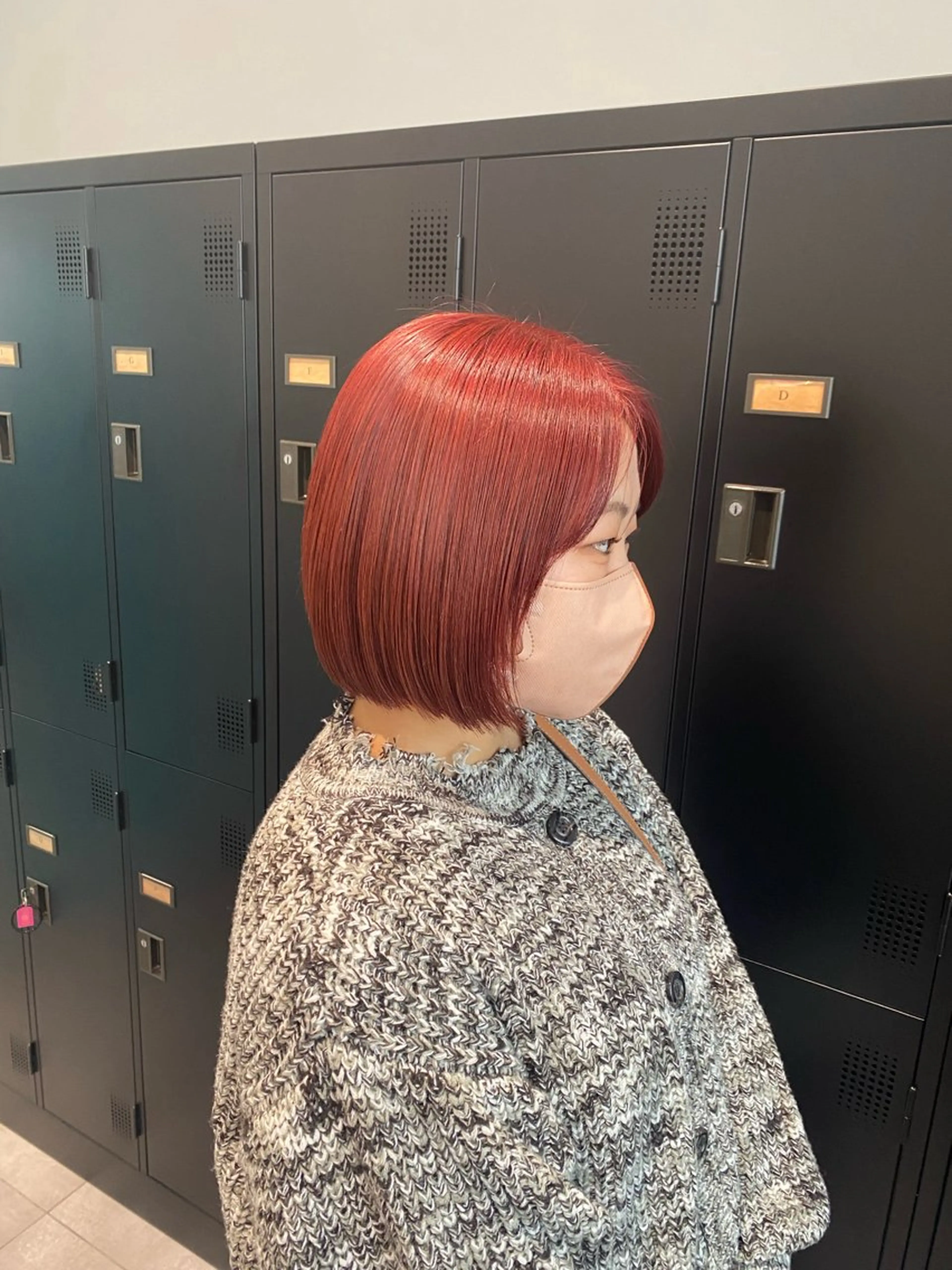 ショート ヘアカラー 韓国ヘア AINA🐱のヘアスタイル