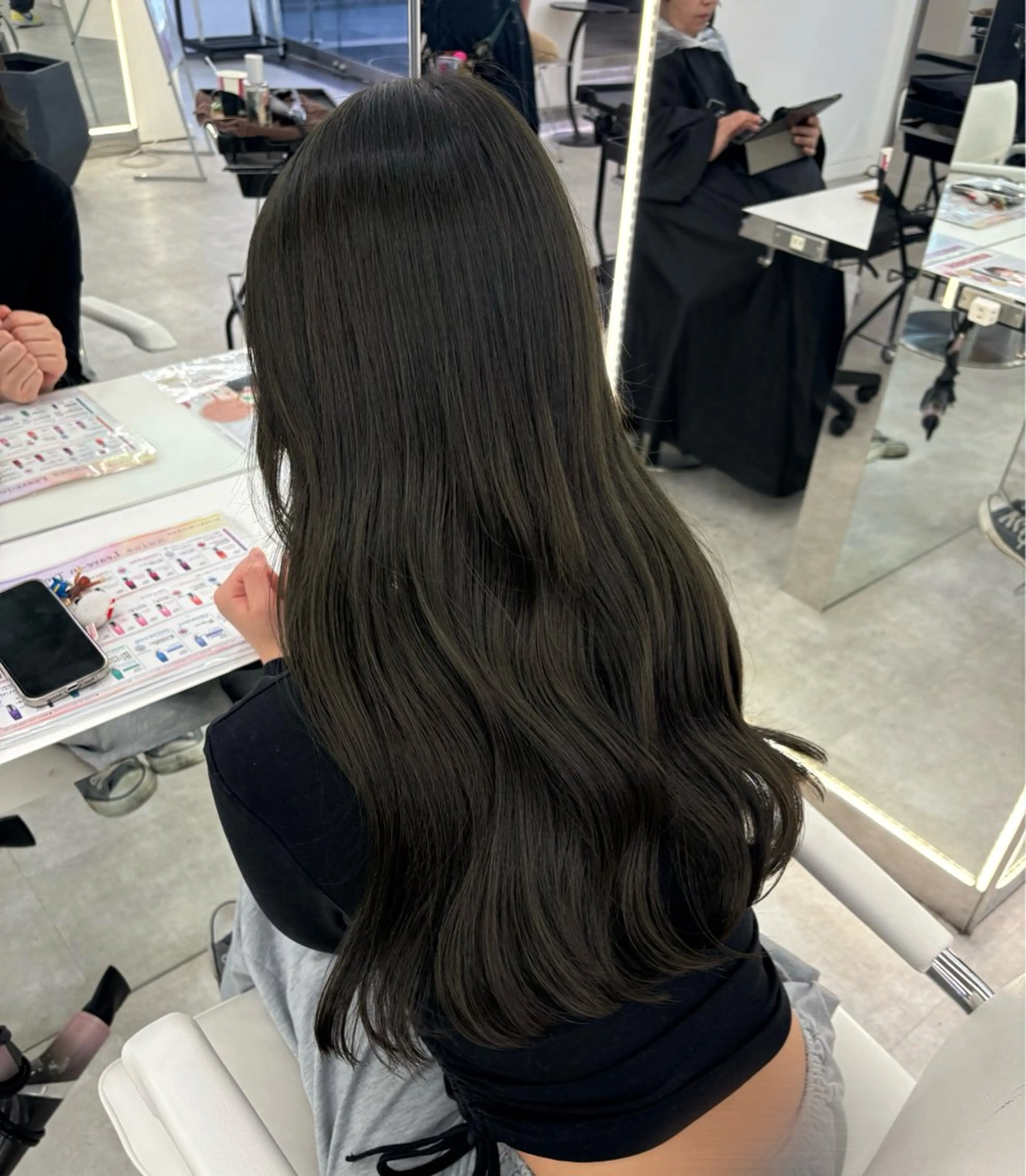 ロング カラー カット ヘアカラー ハイトーン/エクステ /りこぴん🎀のヘアスタイル