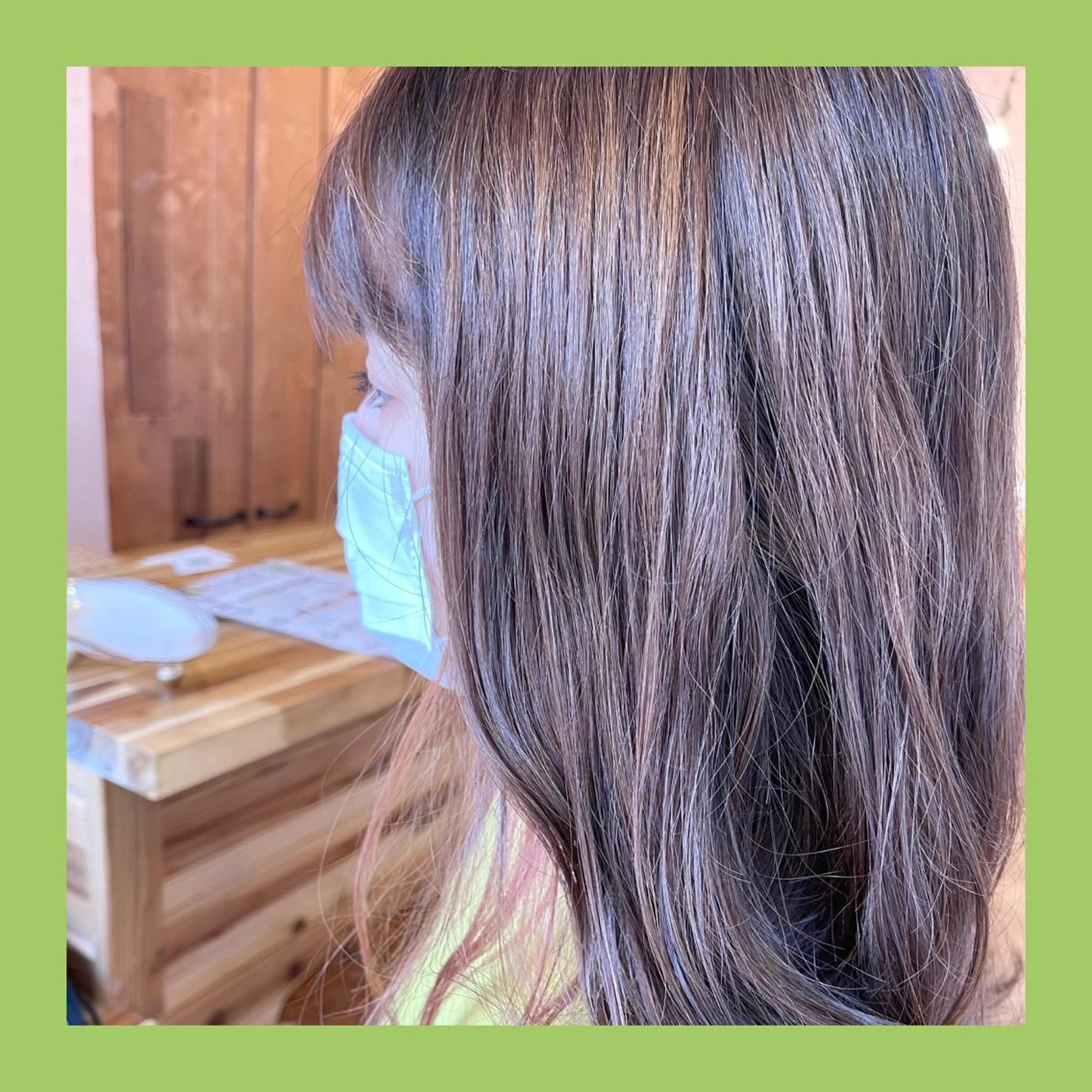 ロング カラー カット ヘアカラー トリートメント 半個室サロンMimu所属・半個室サロンMimu 🐥kana🐥のヘアスタイル