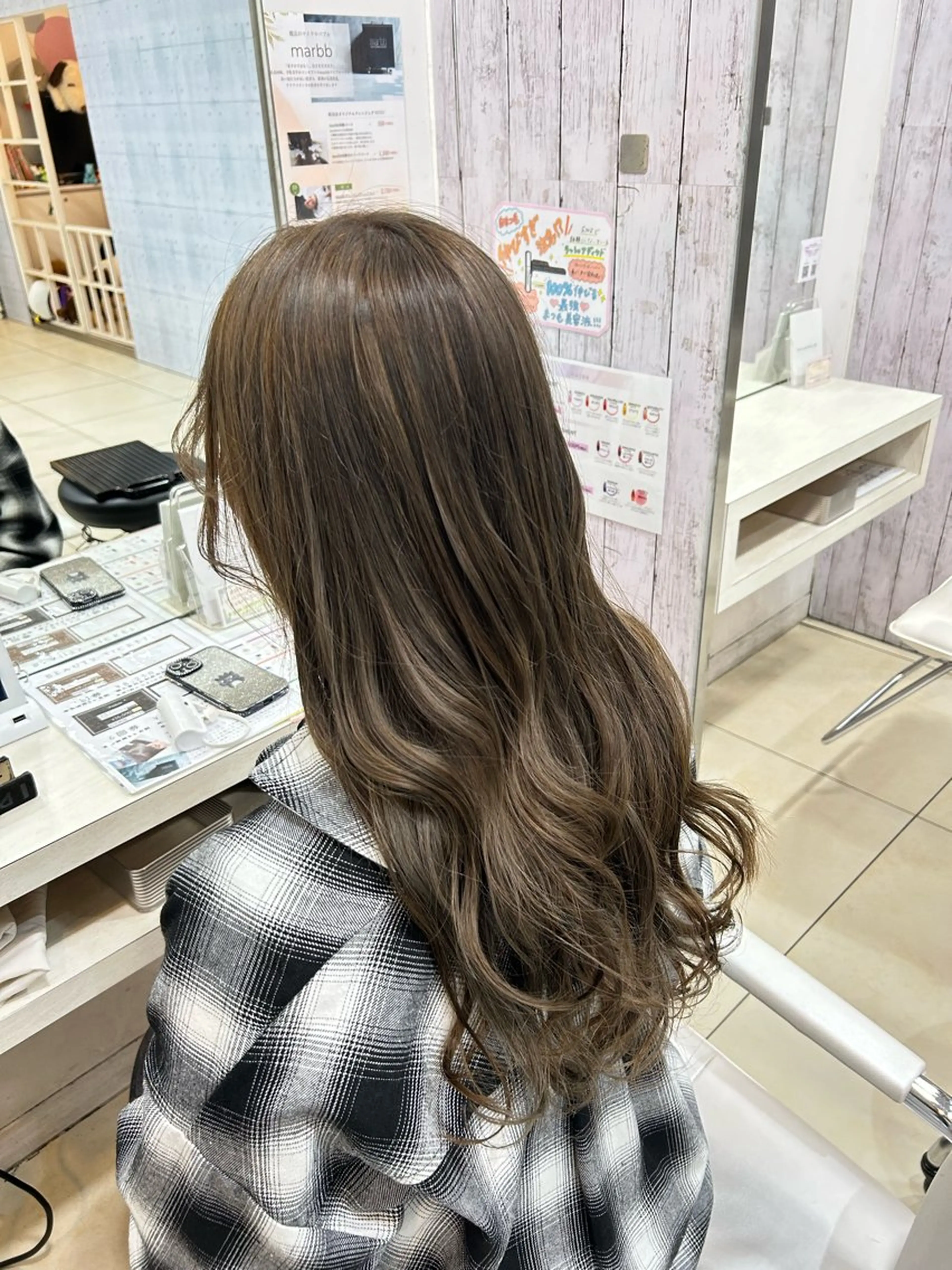 ロング カット ヘアカラー トリートメント 【髪質改善カラー】 瀧田嵐士🇰🇷のヘアスタイル
