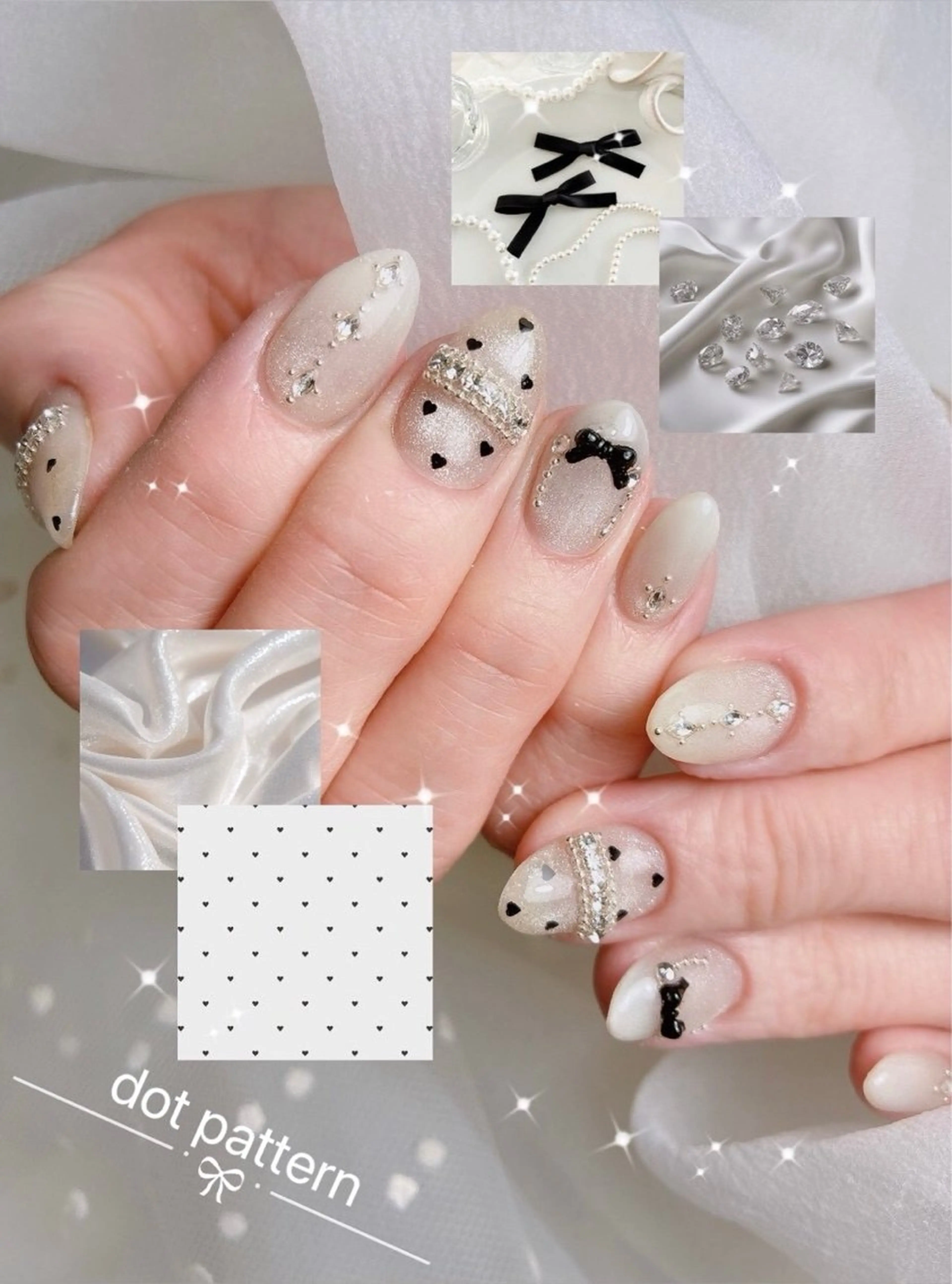 ネイル ガーリー ハンドネイル GREEM グリームのネイルデザイン