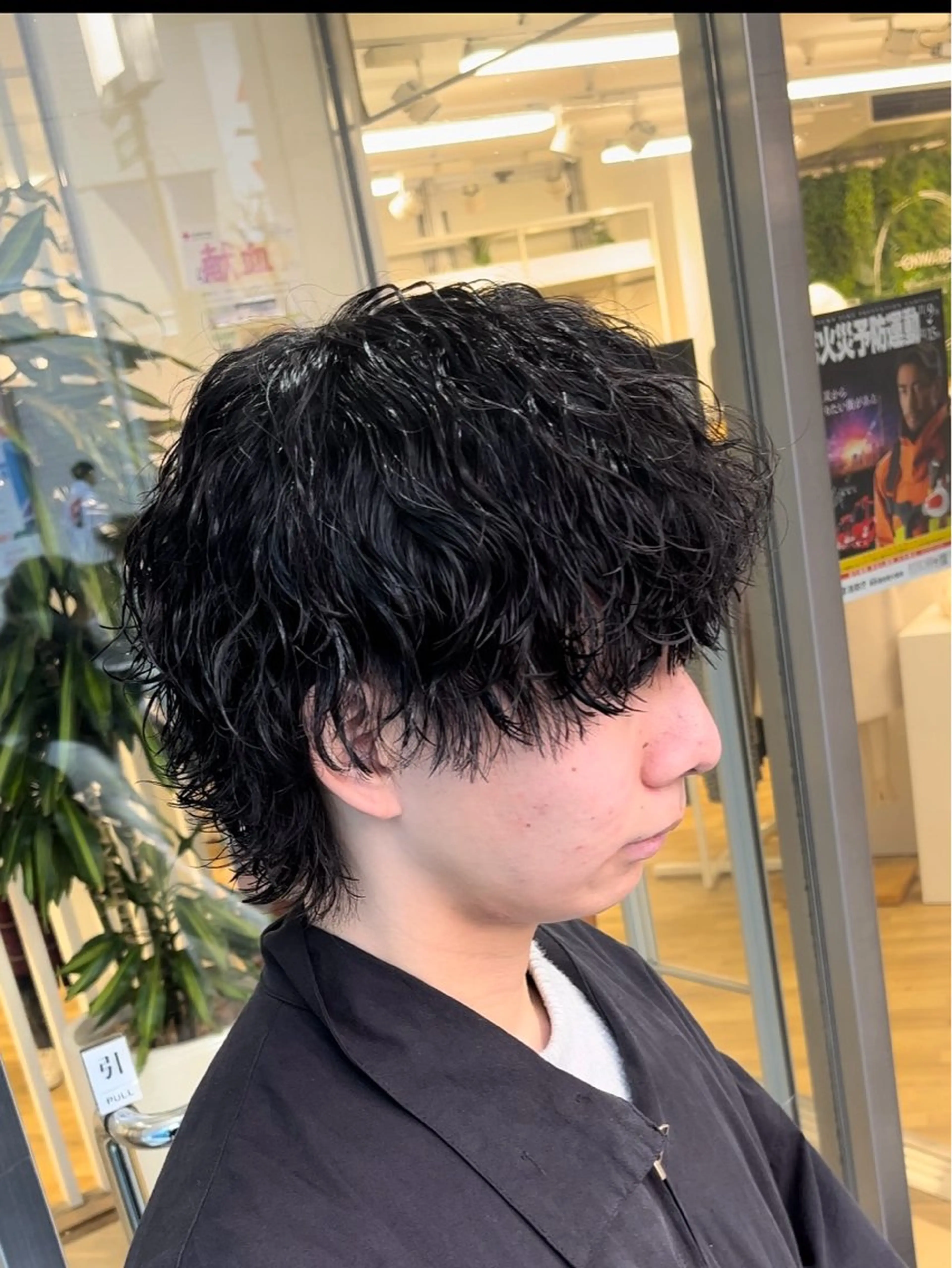 パーマ メンズ メンズパーマ ツイストスパイラルパーマ 波巻きパーマ スパイラルパーマ 【メンズ特化】 寺田遥輝のヘアスタイル