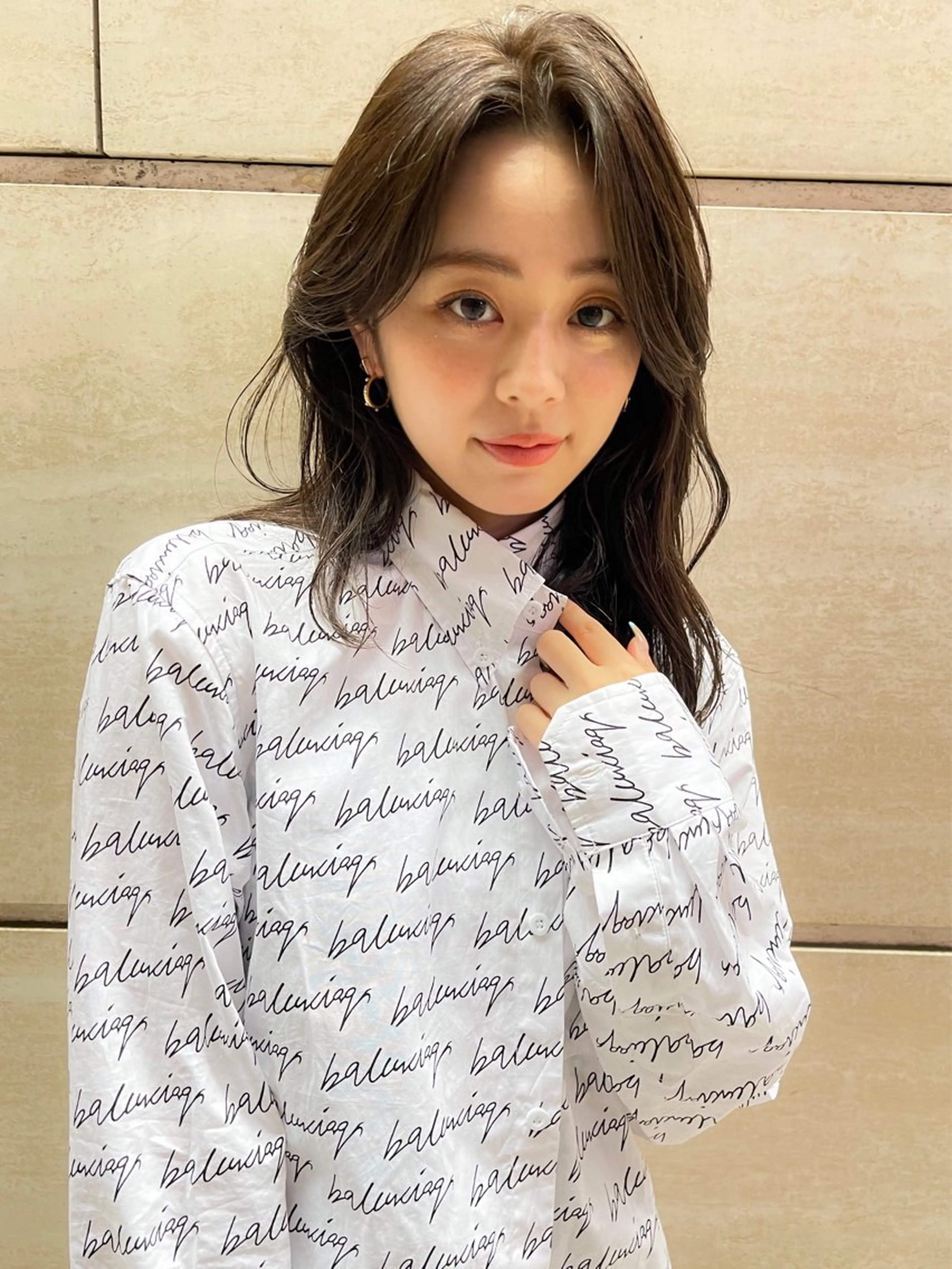 セミロング カラー パーマ ヘアアレンジ 韓国風ヘア カット ヘアカラー トリートメント VIVIE【ヴィヴィ】所属・髪質改善/韓国風 レイヤー/田村祐樹のヘアスタイル